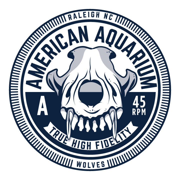 New vector t-shirt design for Raleigh NC band American Aquarium for the upcoming release of their new album Wolves. Check them out here .