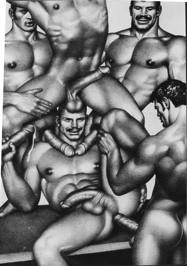 Tom of Finland - UNTITLED ORGY LITHO.