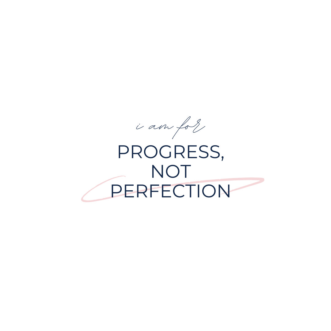 Friendly Reminder for all my fellow recovering perfectionists! ⬇️​​​​​​​​
​​​​​​​​
Aim for &ldquo;Progress, Not Perfection!&rdquo;​​​​​​​​
​​​​​​​​
If you are like me, you might associate perfectionism with professionalism. Maybe you feel like in ord
