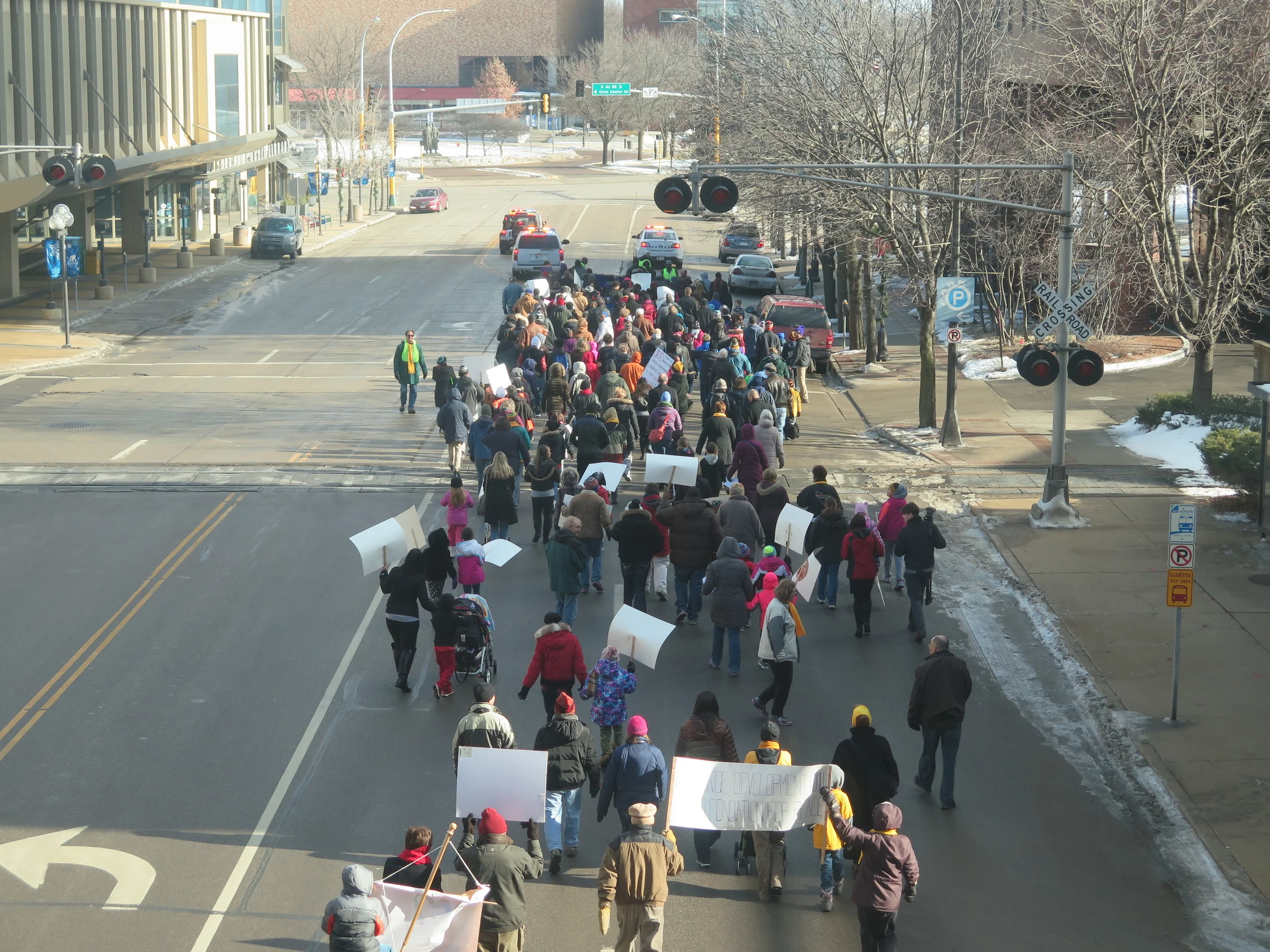 Community honors Dr. King with march through downtown Rochester