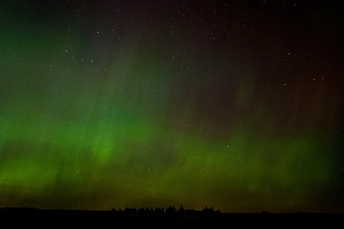 Local photographer captures rare display of Northern Lights over Rochester
