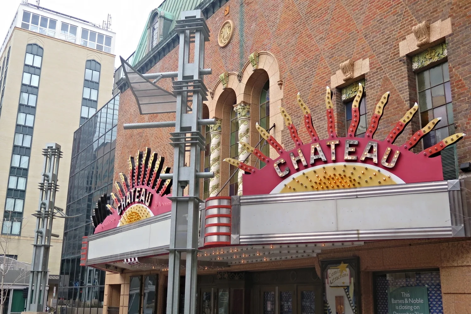 Live updates from this morning's news conference on the Chateau Theatre