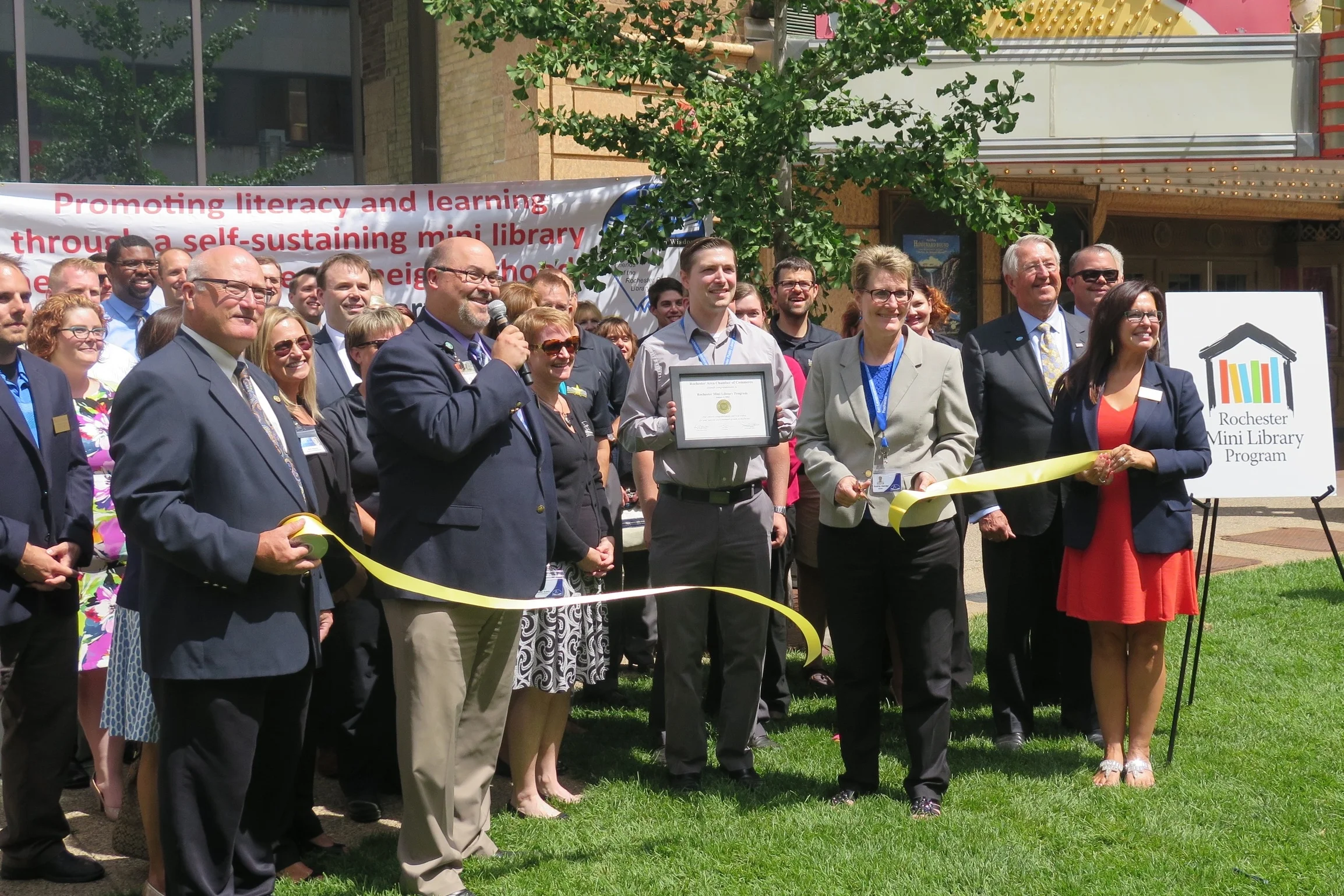 For the love of reading: Final mini library installed in Peace Plaza