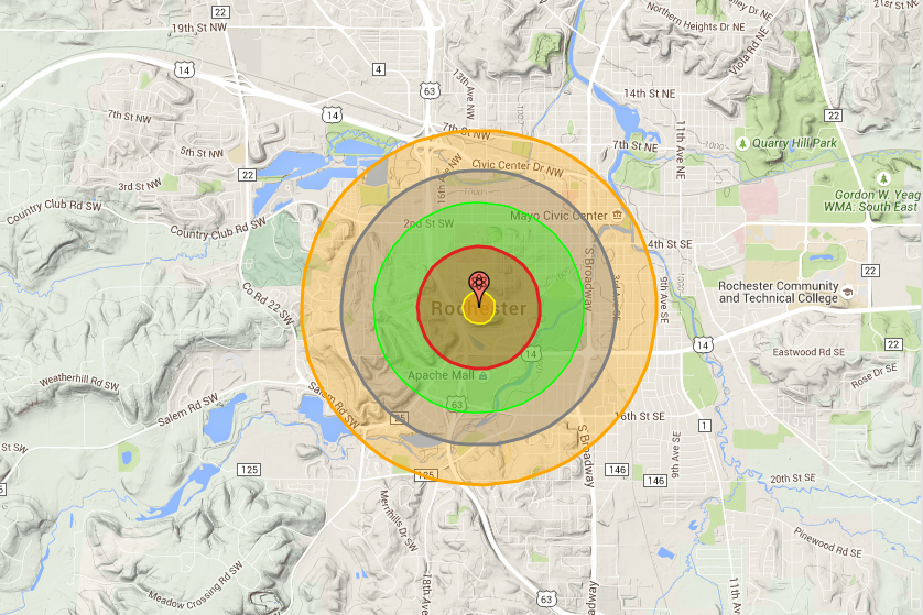 70 Years After Hiroshima What Would It Be Like If A Nuclear Bomb Hit Rochester