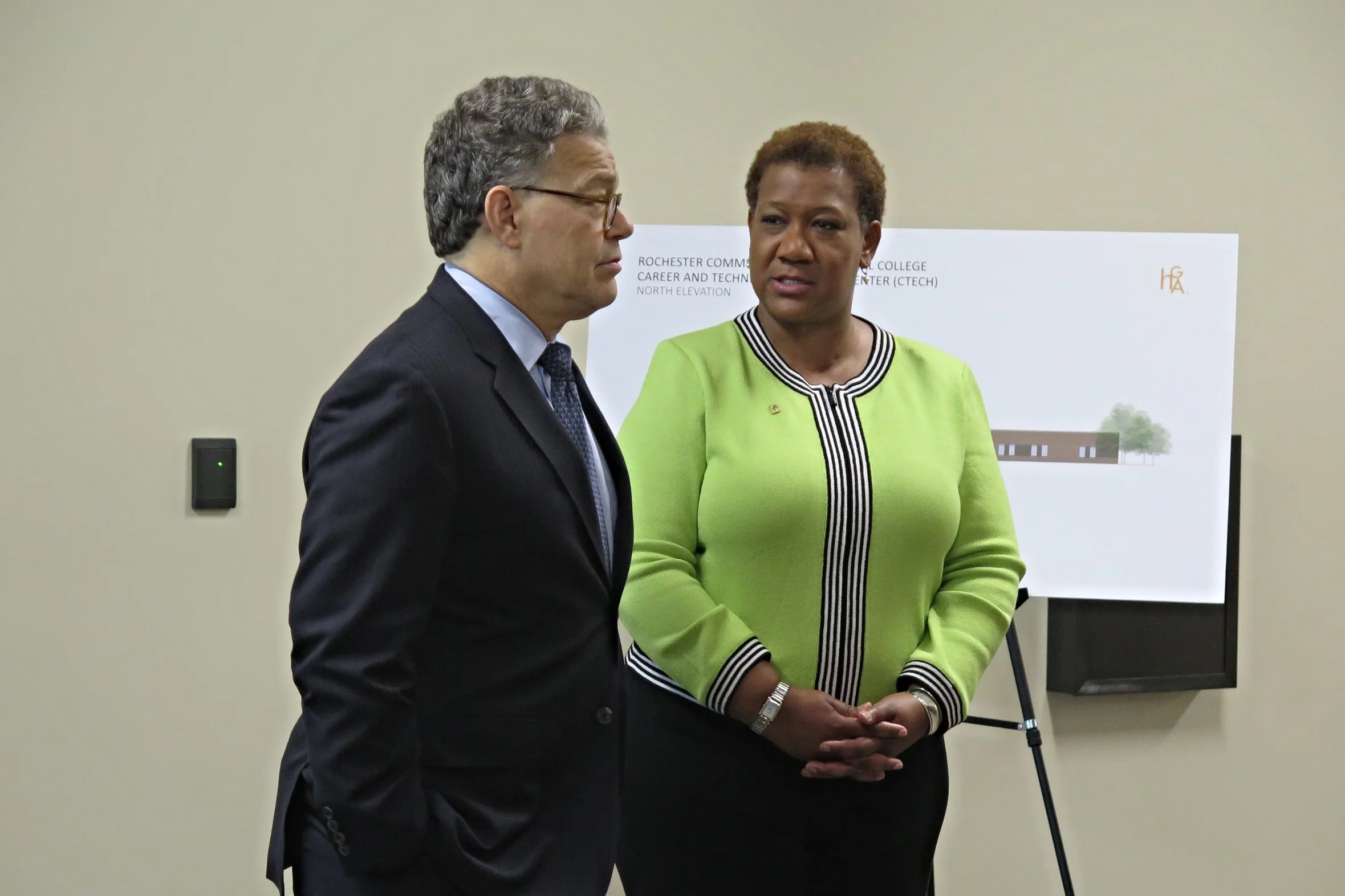 Franken touts RCTC's new work training program during visit to Rochester