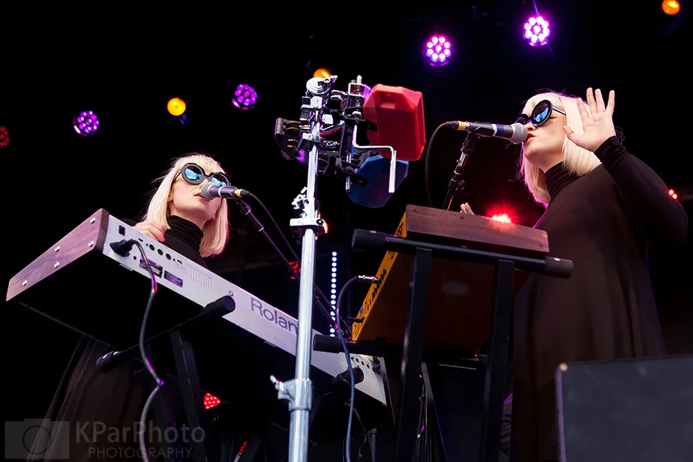 Popular indie group Lucius performing outdoors this Sunday in Rochester