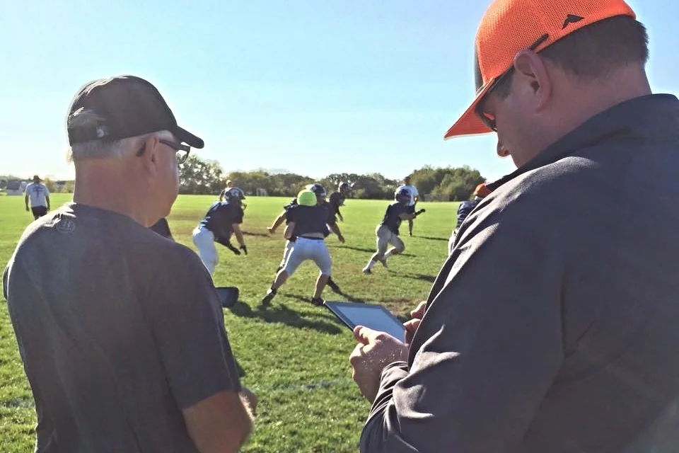 Local tech company modernizing the way football teams practice