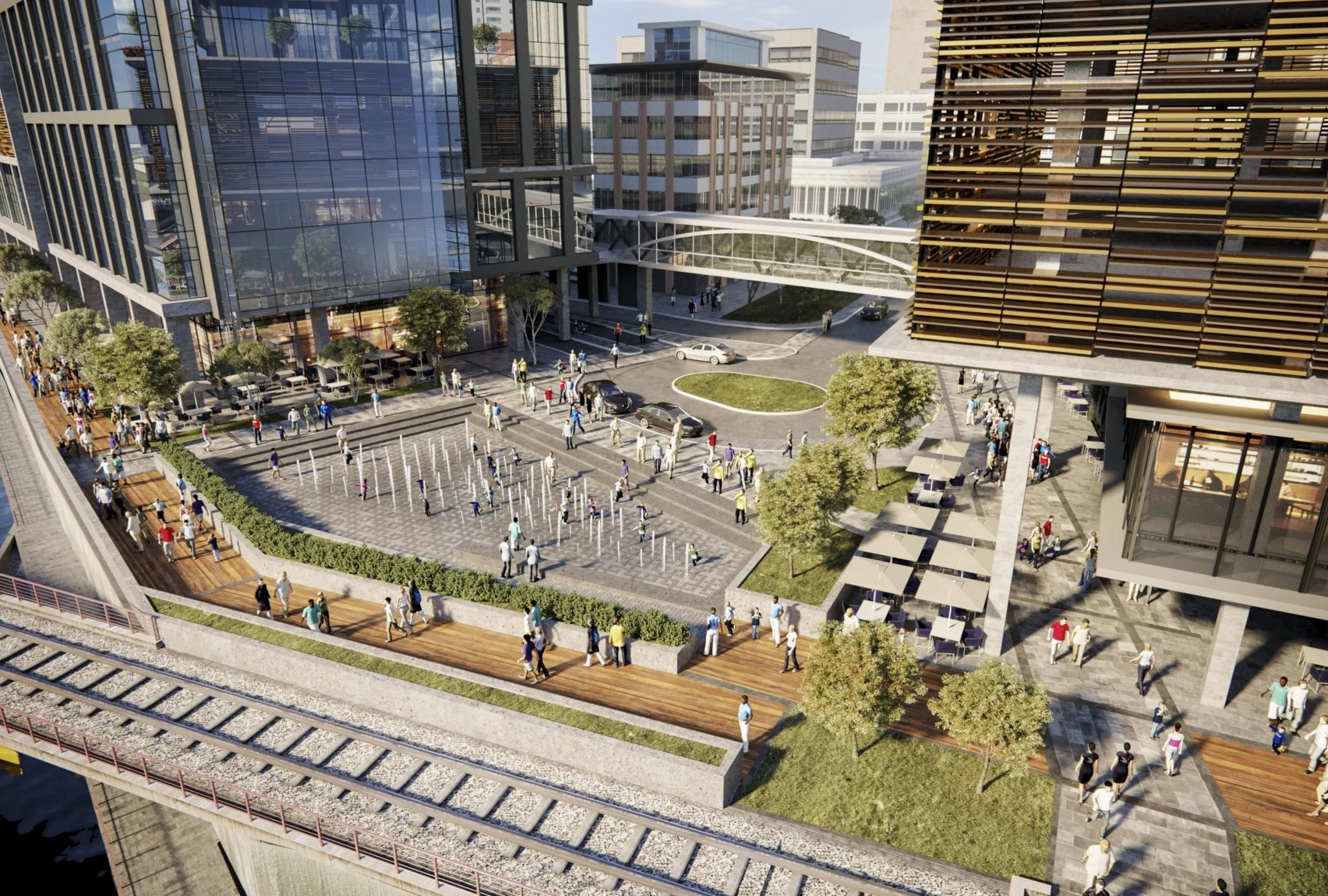 Rendering of the project by the architectural firm AE7