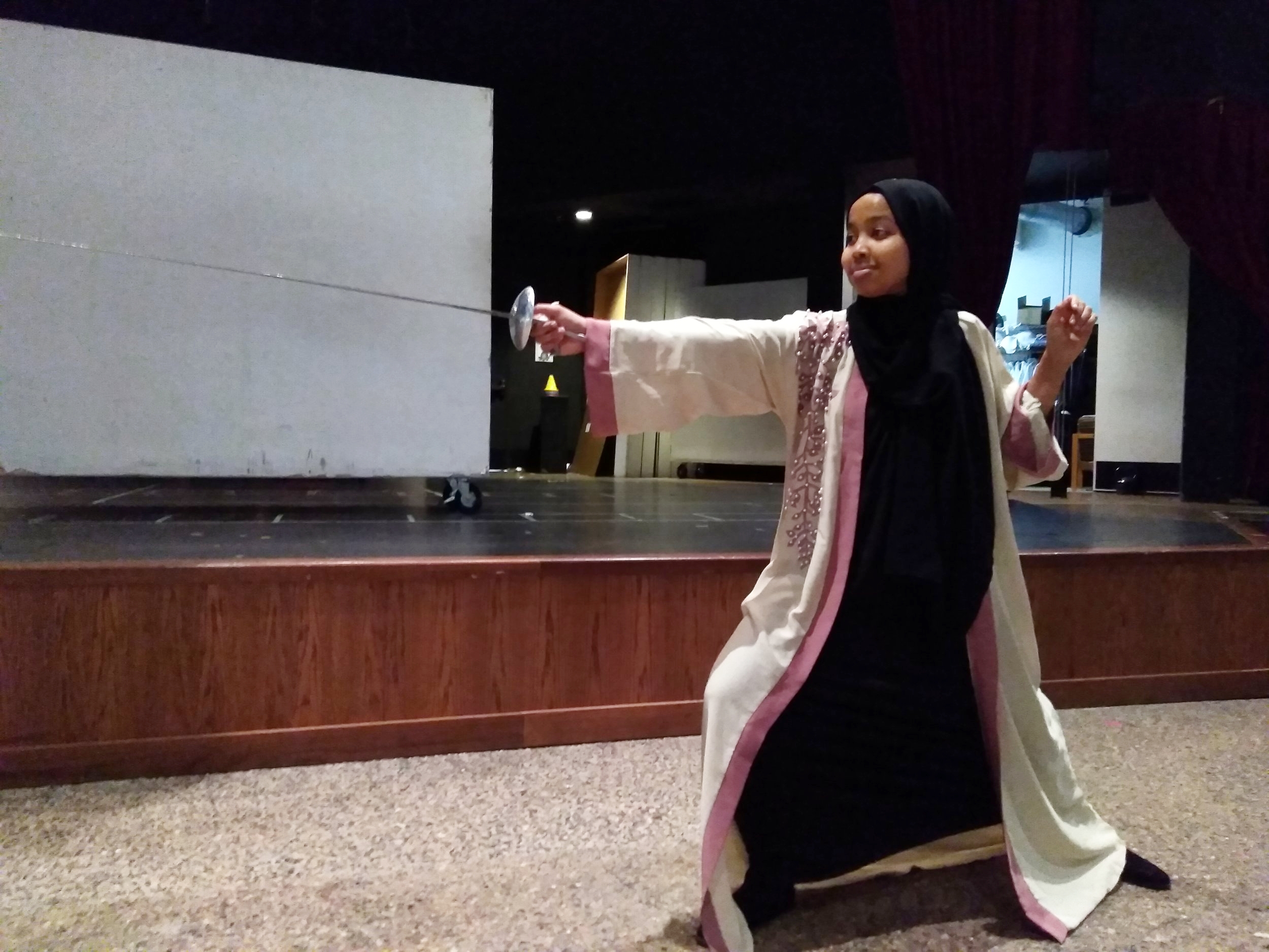 Abdullahi said she frequently gets questions about her fencing bruises. "They ask, 'are you sure this is fun?' But we don't even feel them. That’s how much we love it."