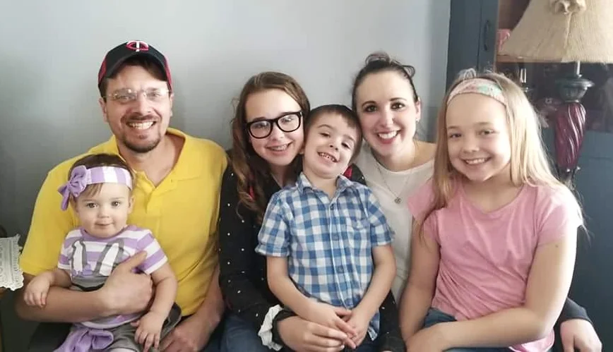 Amber and her family / Submitted