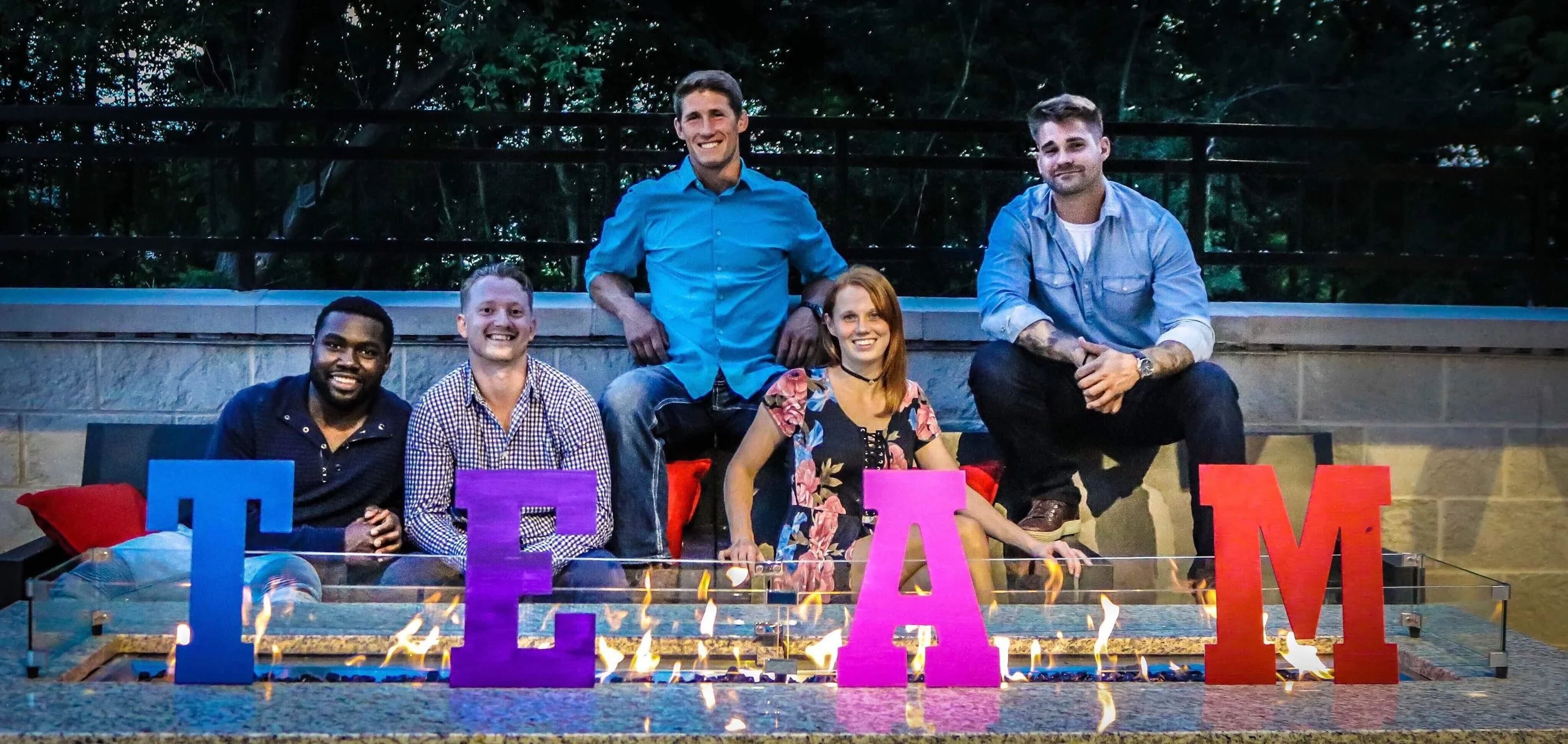 T.E.A.M. Events aims to bring fun and innovative events to Rochester. (Left to right: Tim Nela, Ethan Schultz, Chad Curry, Amanda Curry and Mike Vaniperen.)