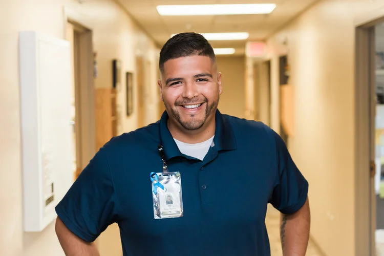 This social worker's pursuit of a master's degree is driven by a passion for helping people