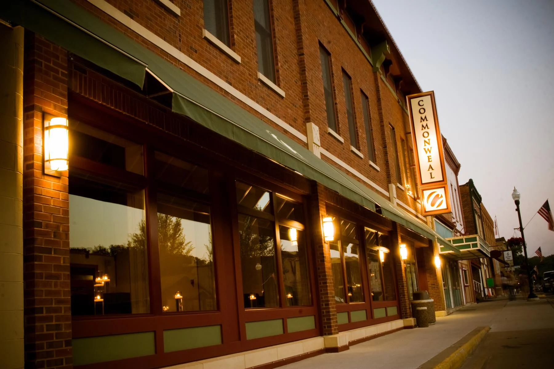 The Commonweal Theatre in downtown Lanesboro.