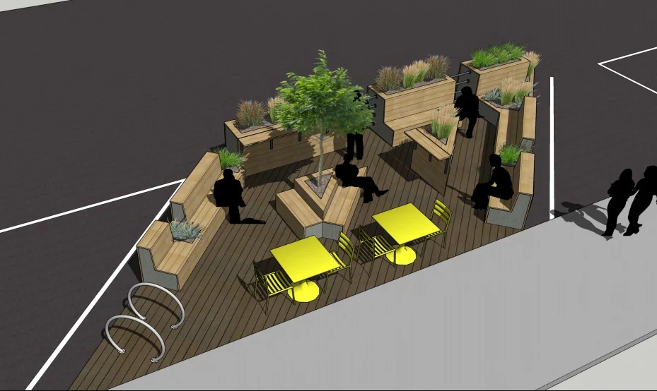 'Parklet' prototype is the first step toward rethinking Historic Third Street