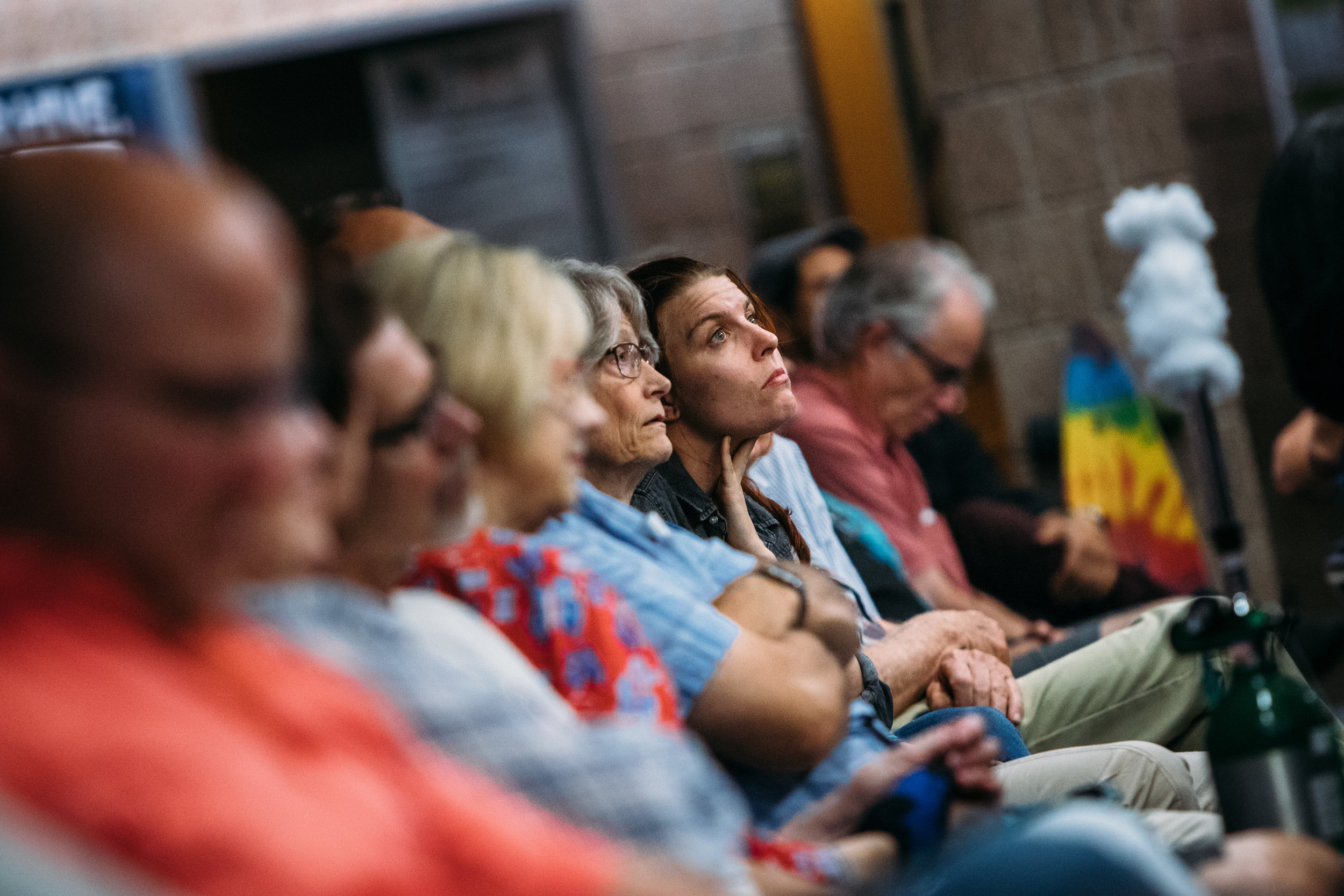 Many in the crowd supported a single-payer plan. Hagedorn told the crowd the system would “not sustain the model of medical care” in Rochester, or elsewhere.