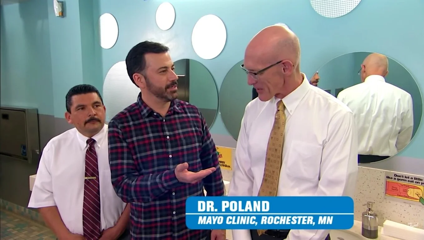 Watch: Rochester doctor teaches Jimmy Kimmel how to wash his hands