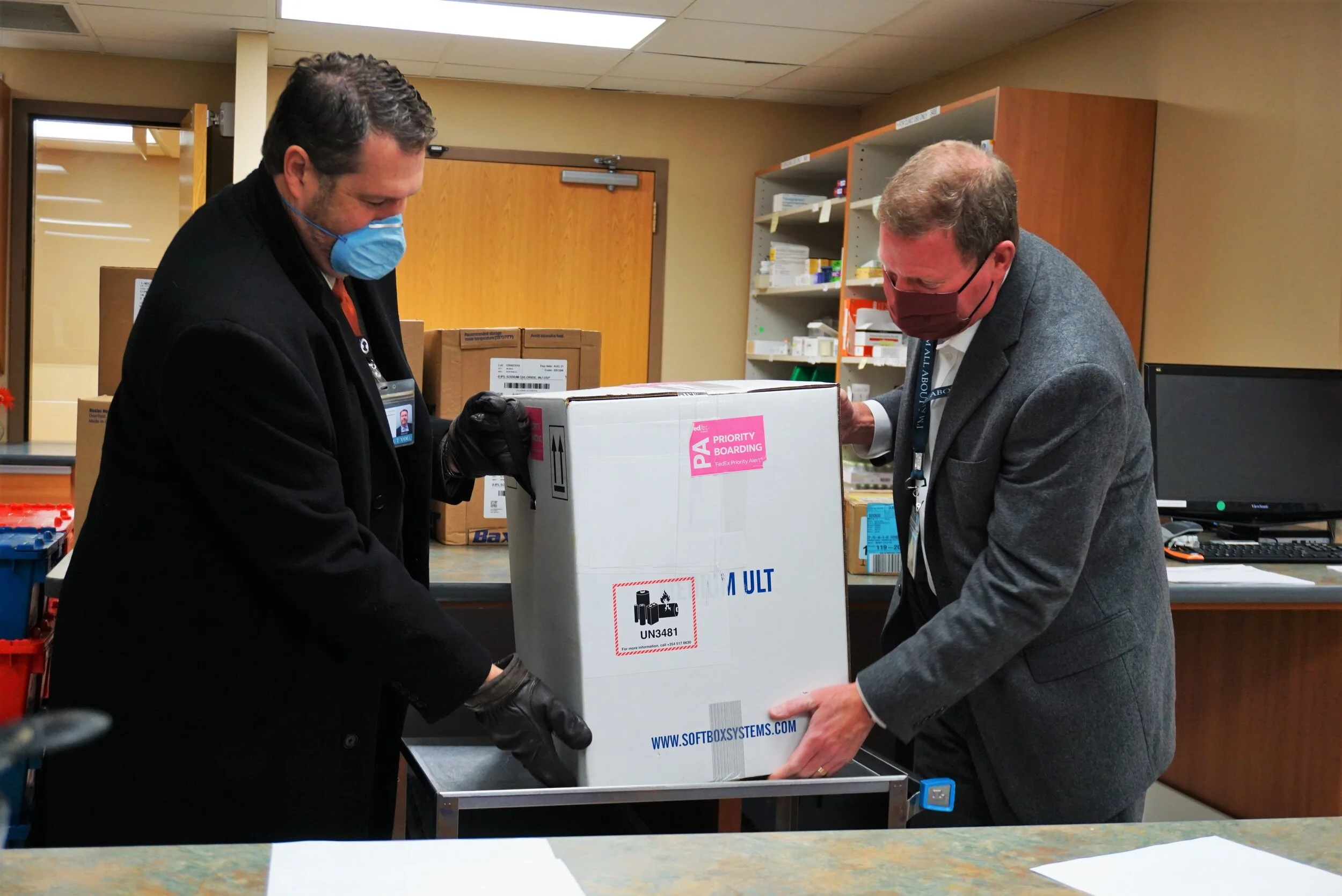 A 'momentous' occasion: the first Covid vaccine has arrived in Rochester