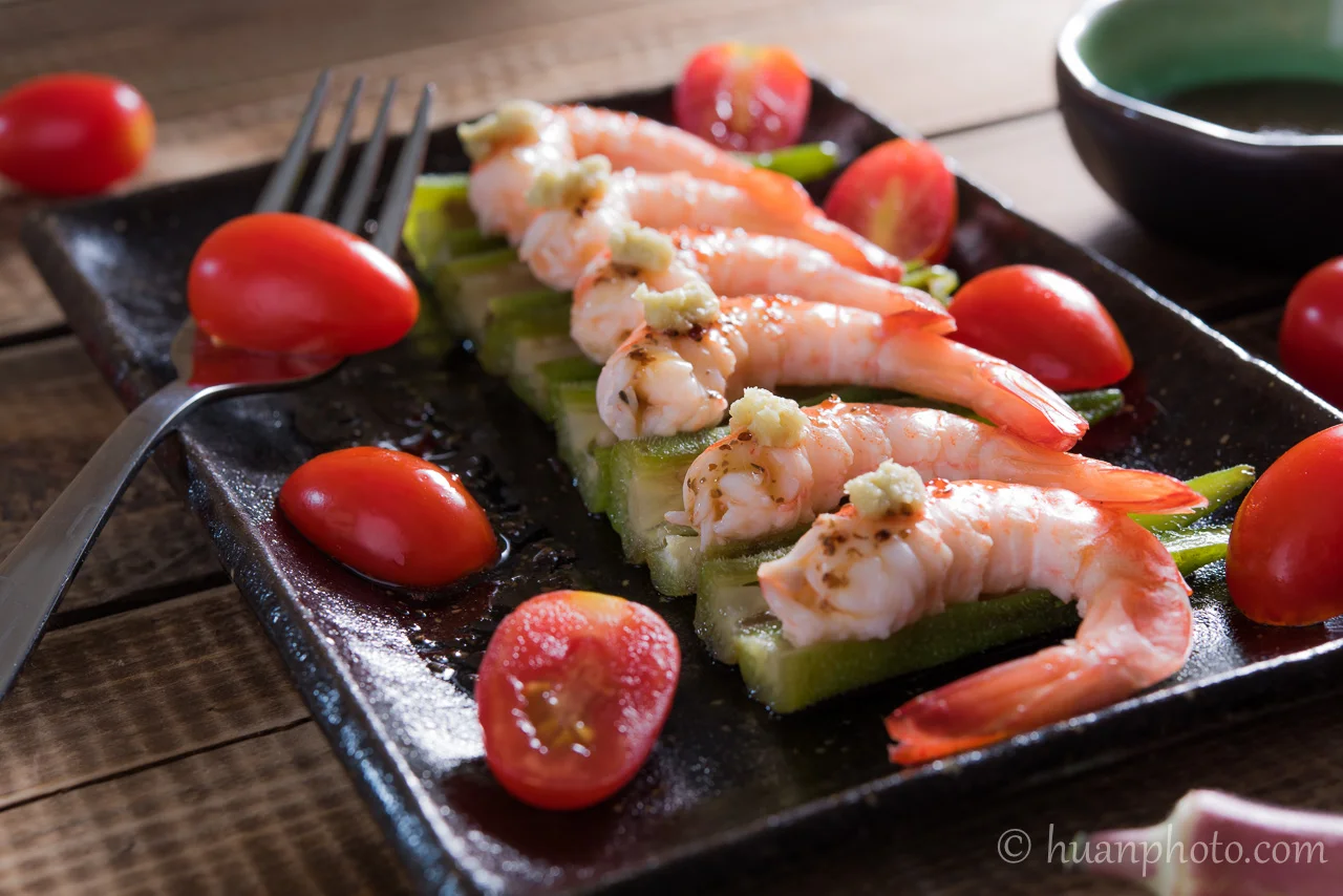 超抗氧飲食 － 鮮蝦秋葵沙拉