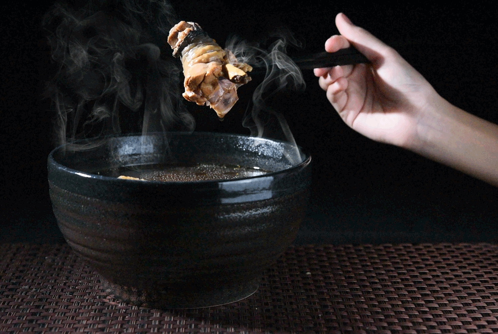 創意美食攝影：雞腿山藥紅棗湯