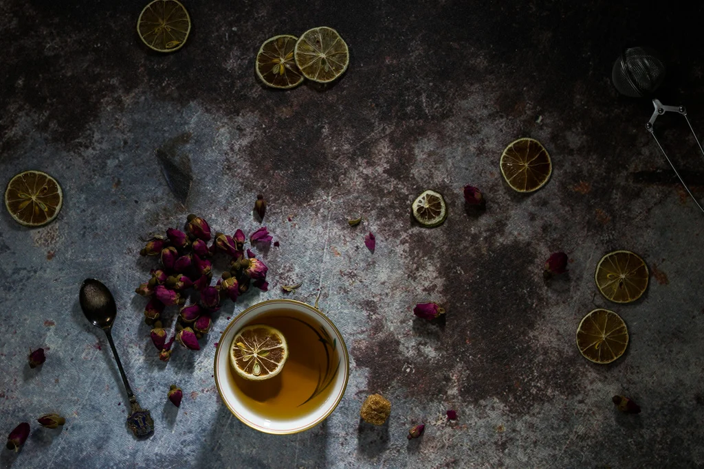 檸檬玫瑰花茶