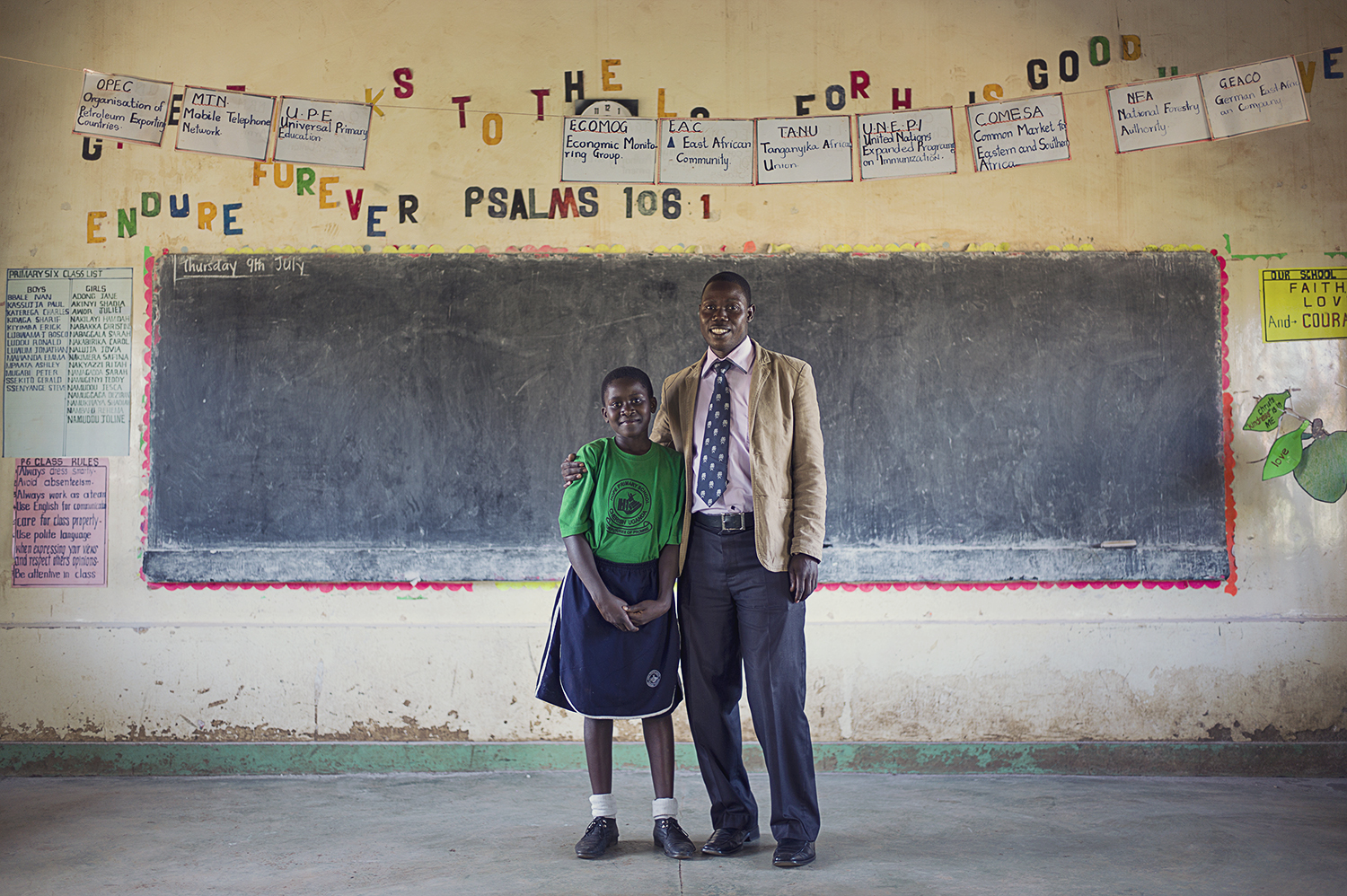Safina and her teacher