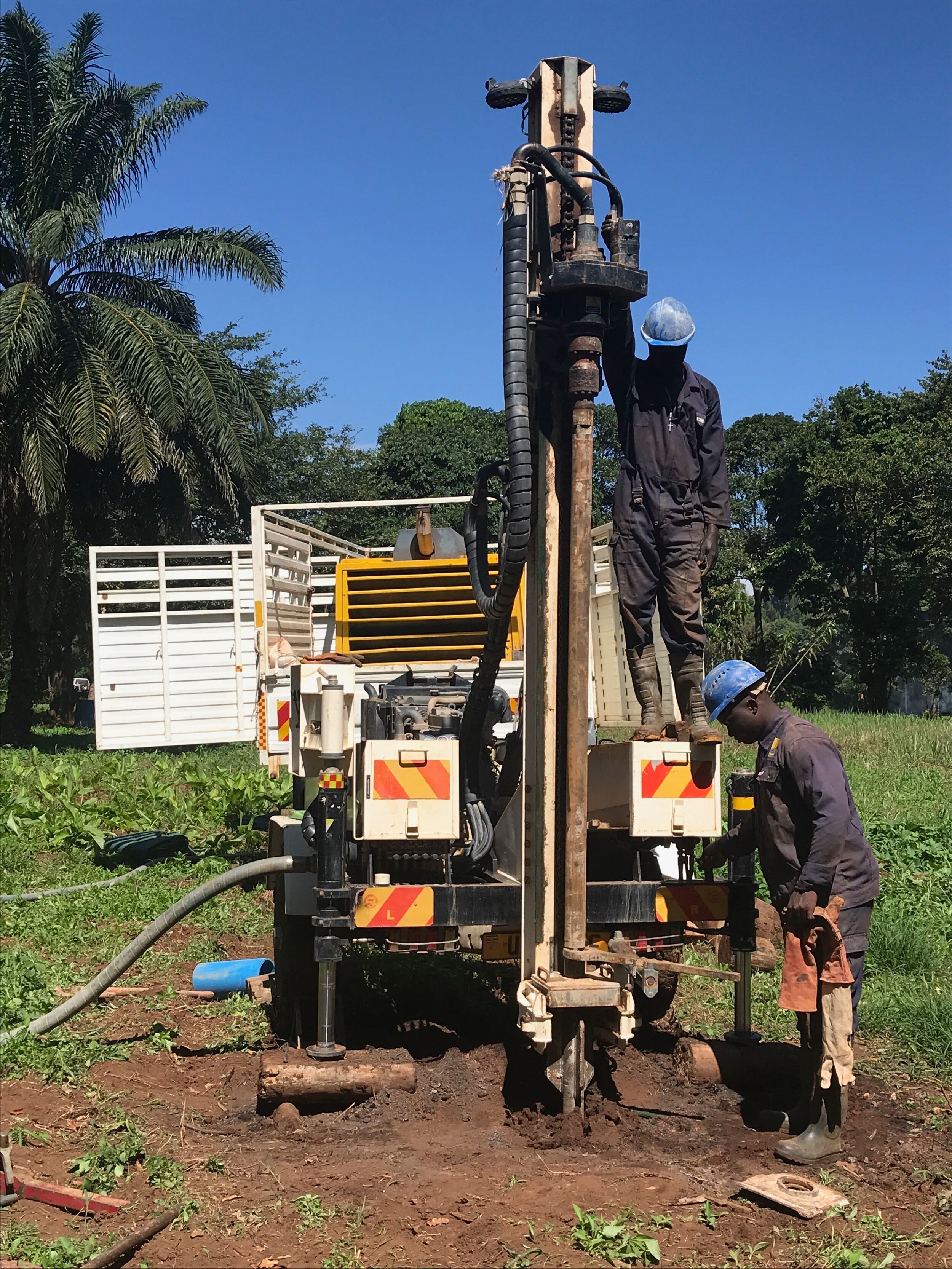  Partnership with Living Water International - drilling a well!  