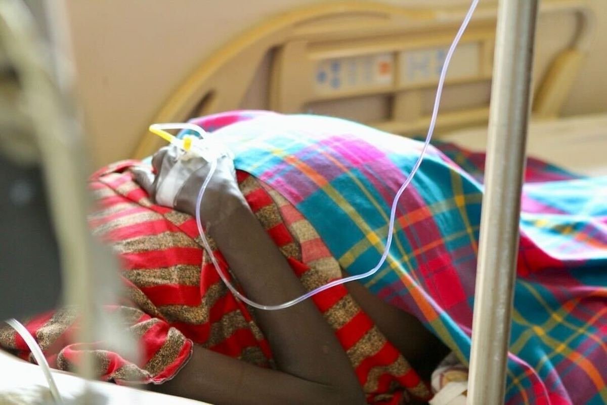 Cherish Uganda, Pregnant Woman In Hospital with Kasey Werner.jpg