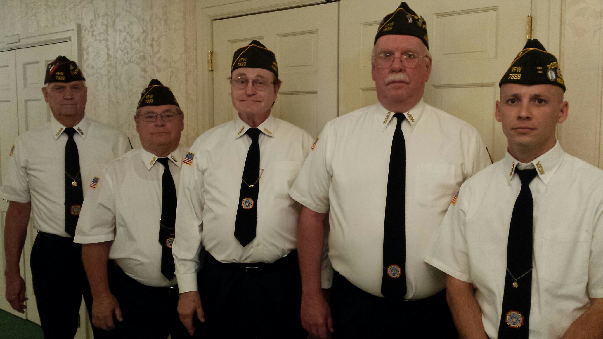 On July 15 VFW Post 7333 members Jack, Ted, Bill, John and Commander Scott were honored to perform the funeral ceremony for Richard Newman. Richard served in the US Army during the Korean War. He was a distinguished Alderman and Mayor of Dover for over 25 years. Richard was a life member of VFW Post 7333.
