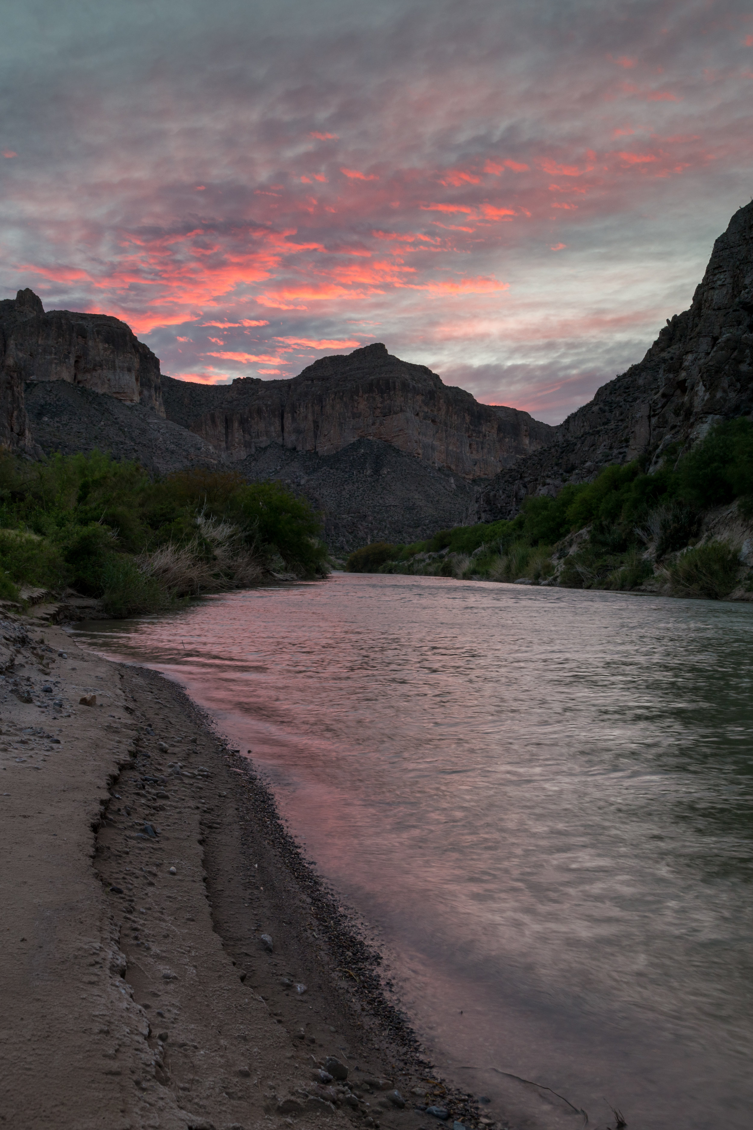 Rio Grande Sunset. Big Bend N.P., Texas (Mar. 2019)