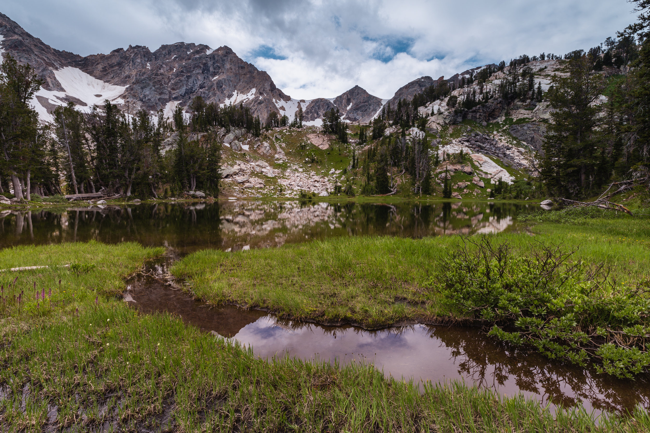 Unnamed Lake. Grand Teton N.P. (July 2019)