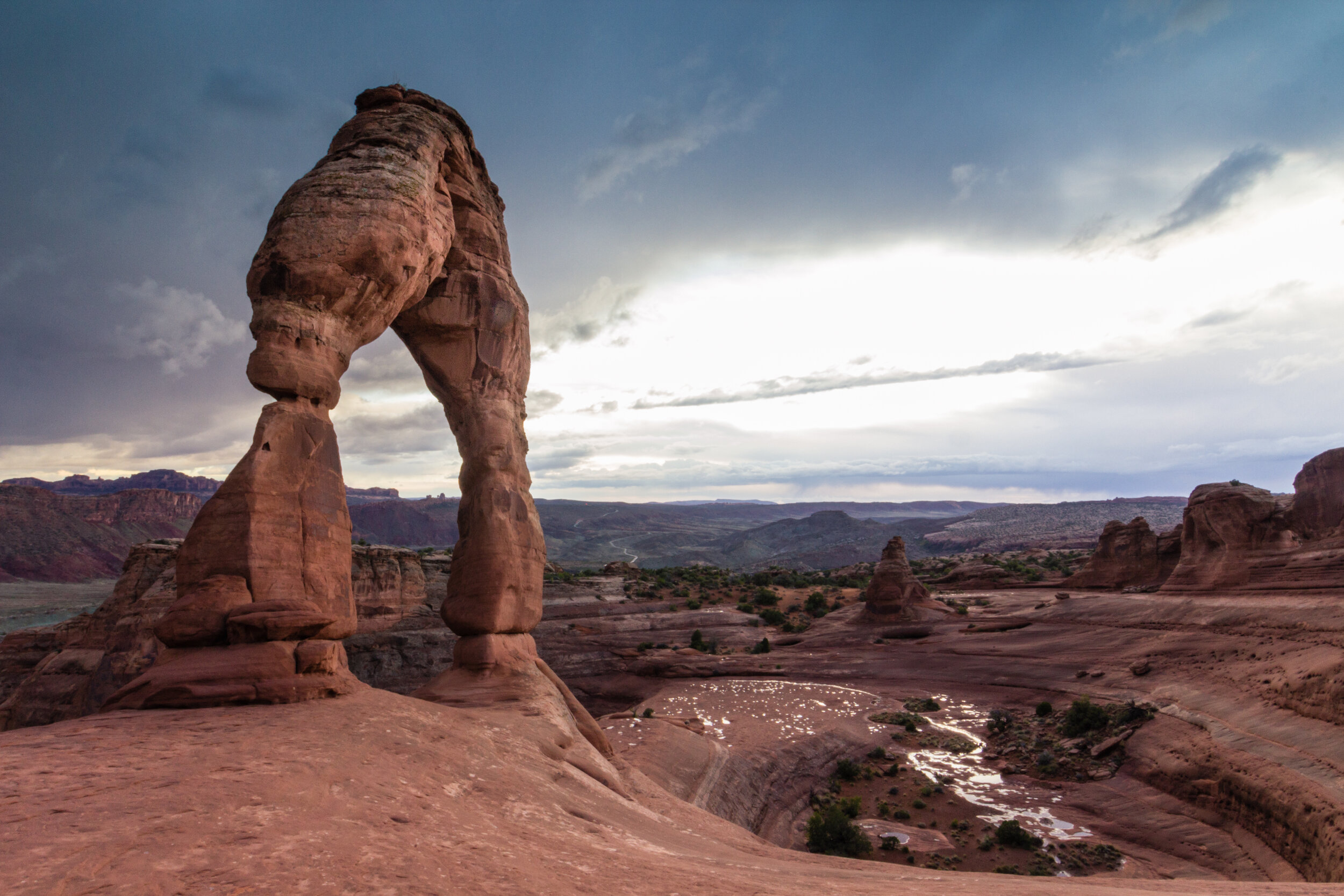 Delicate Arch After the Storm. Arches N.P., Utah (Apr. 2016)