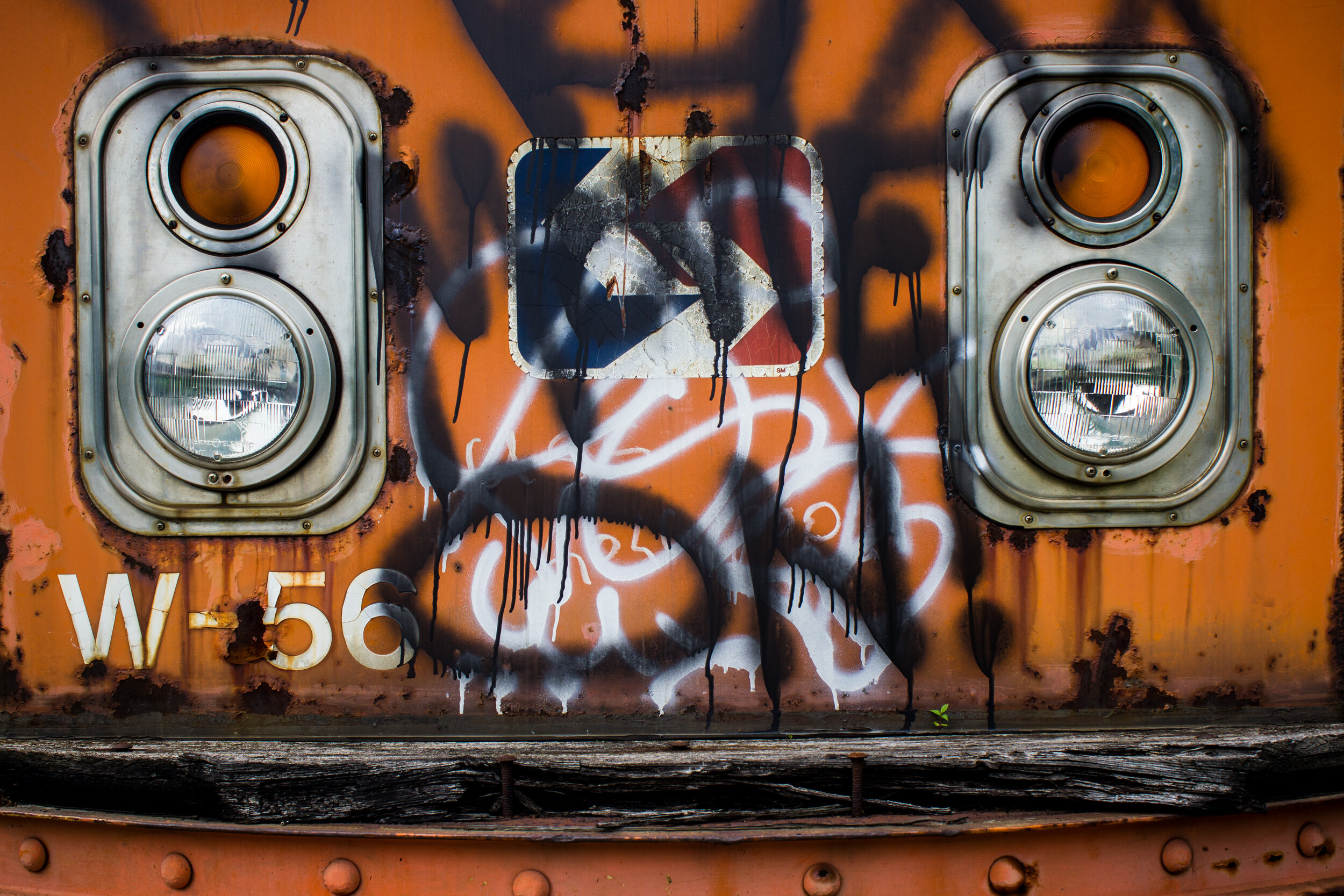 Graffiti Train. Baltimore, Md. (June 2016)