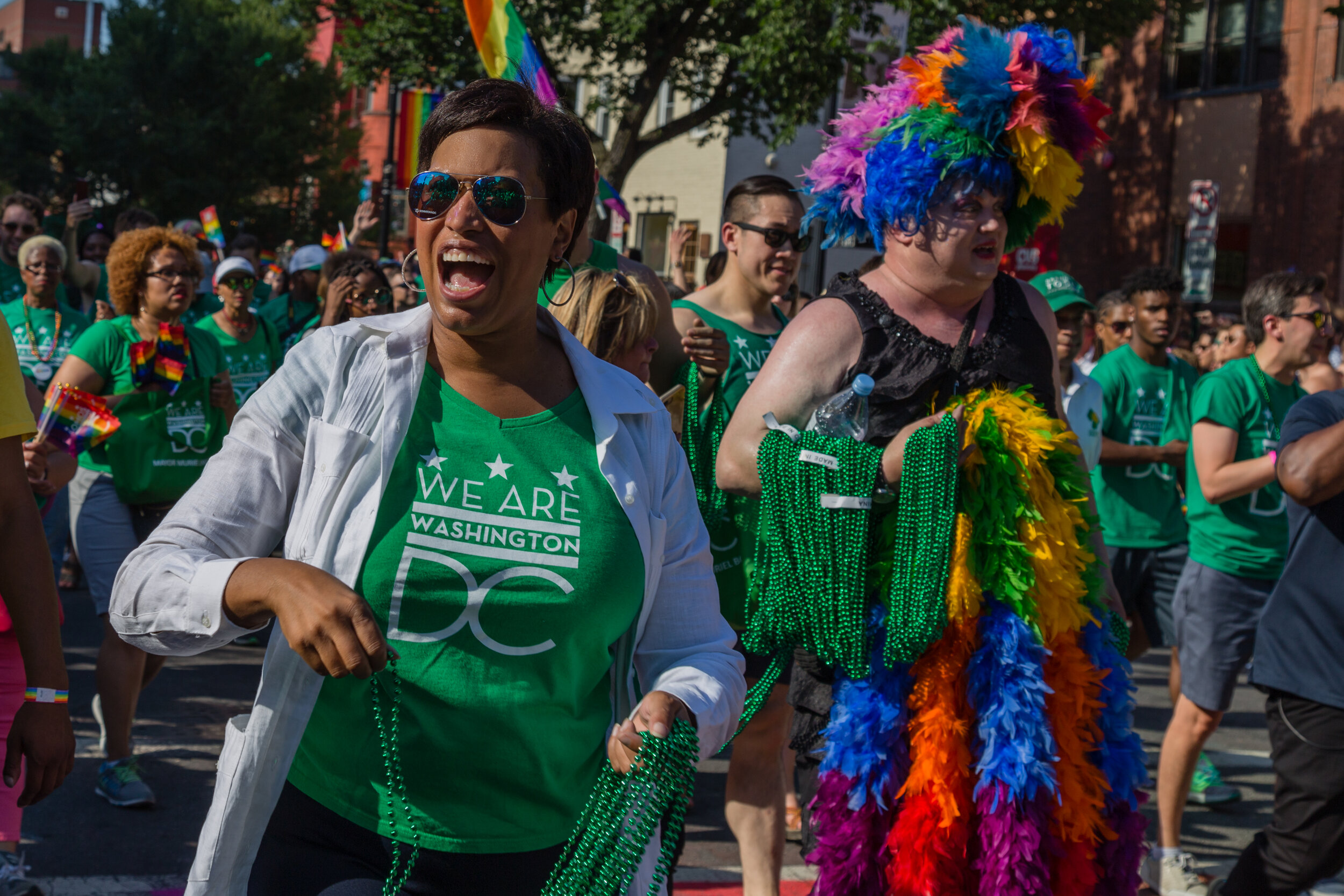 Mayor Bowser Out For Pride. Washington, D.C. (June 2017)