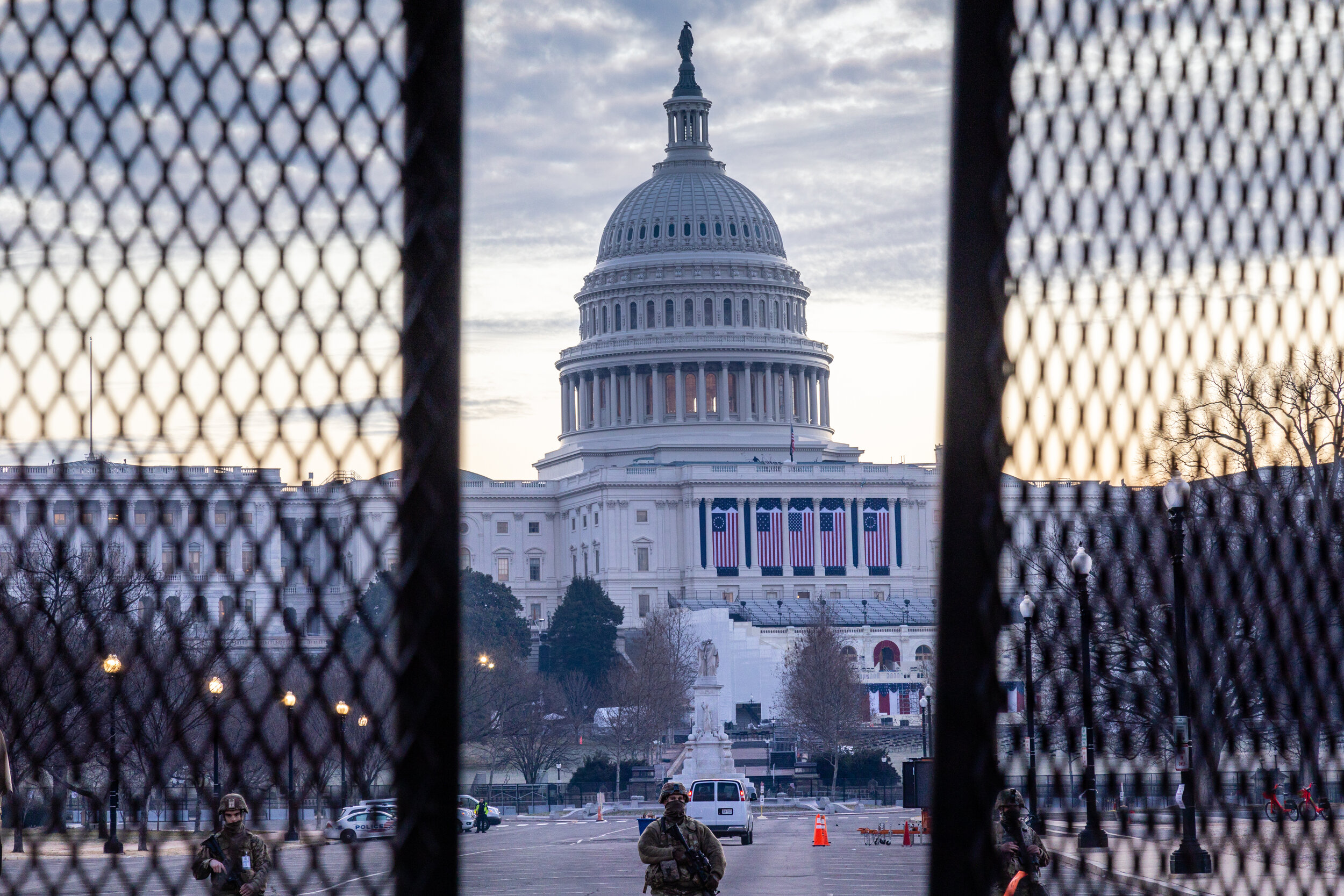 Barricade. Washinton, D.C. (Jan. 2021)