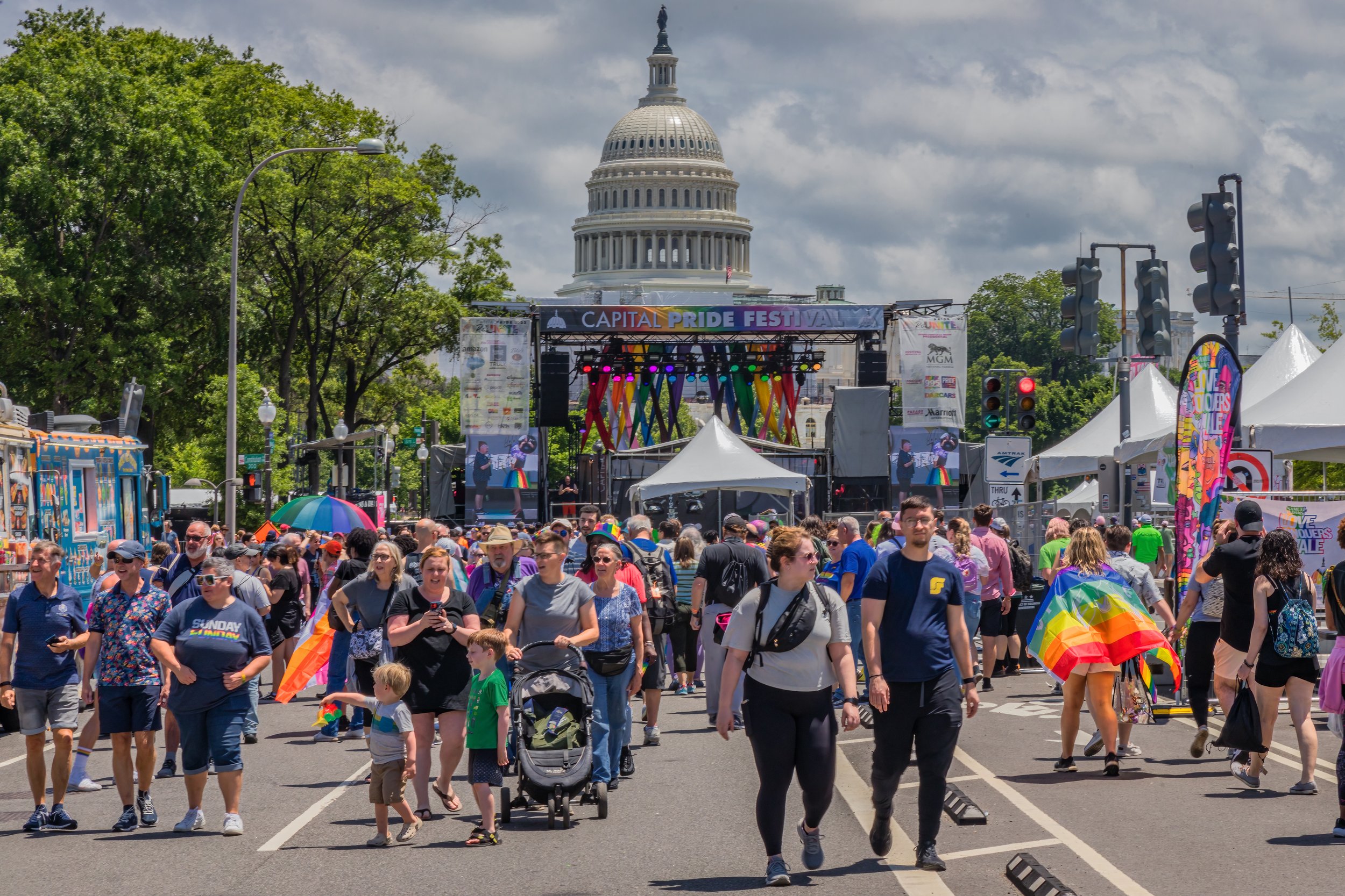 Capital Pride Festival Returns. Washington, D.C. (June 2022)