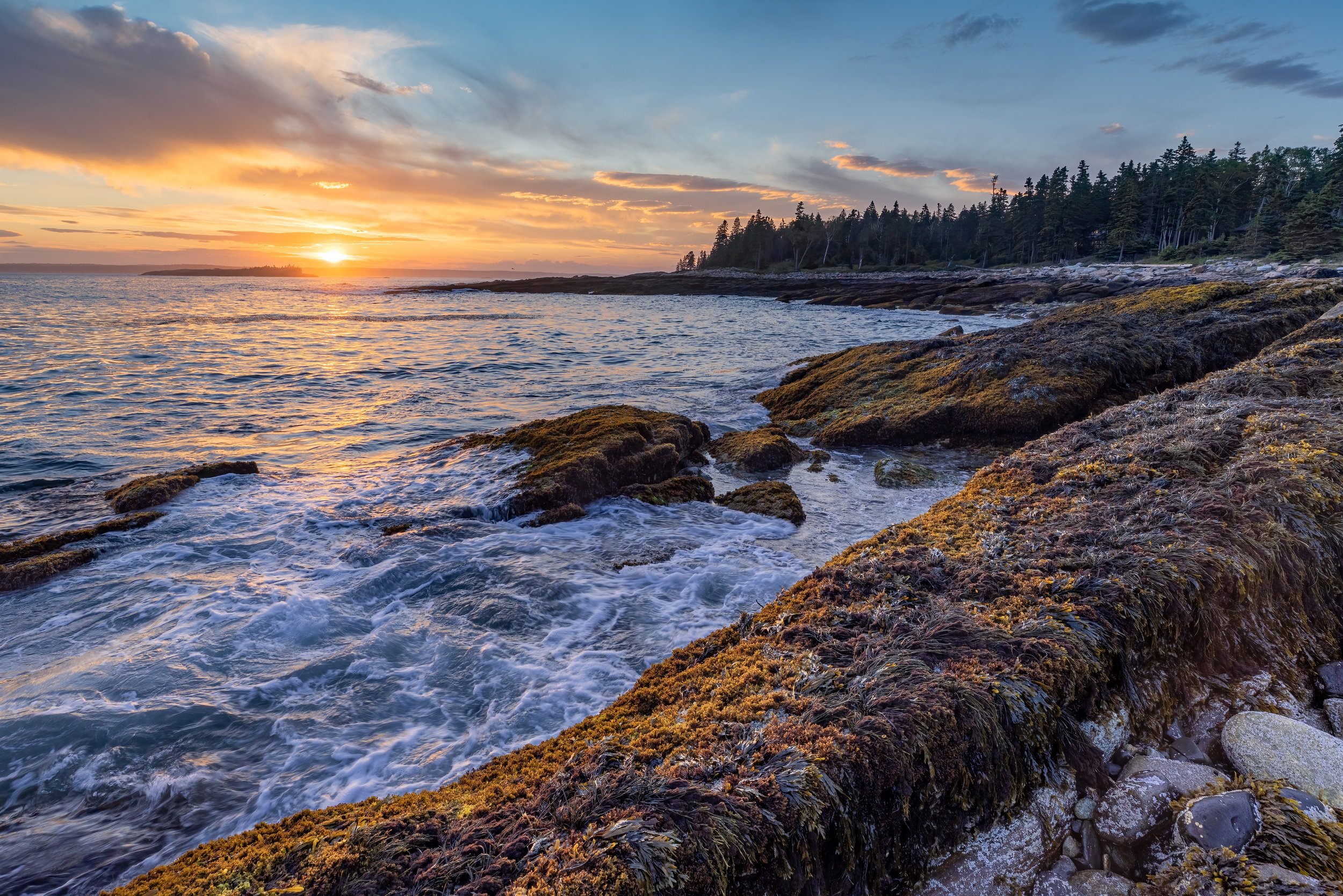 Maine Coast Sunset. Newagen, Me. (June 2022)