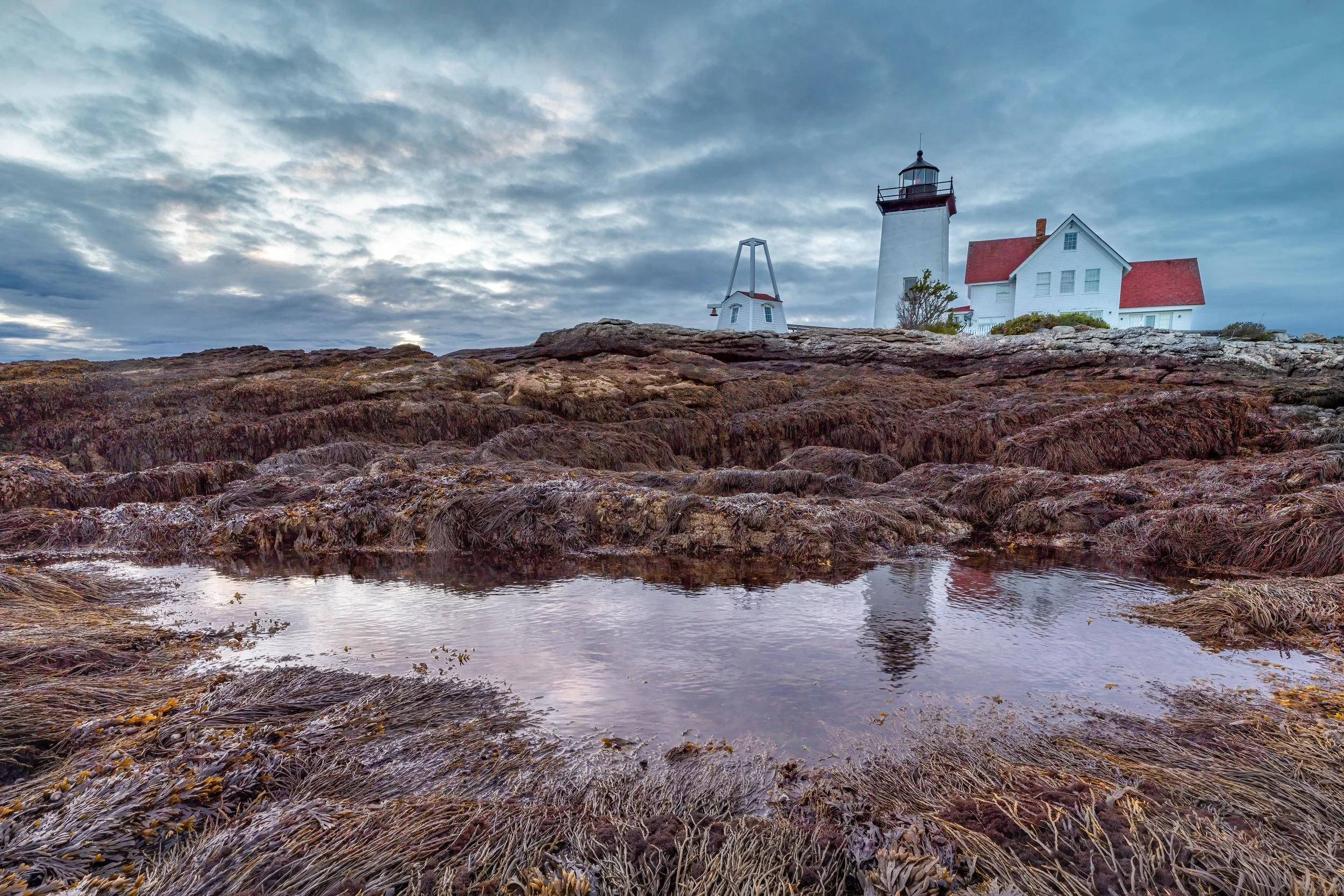 Hendricks Head Reflection. Southport, Me. (June 2022)