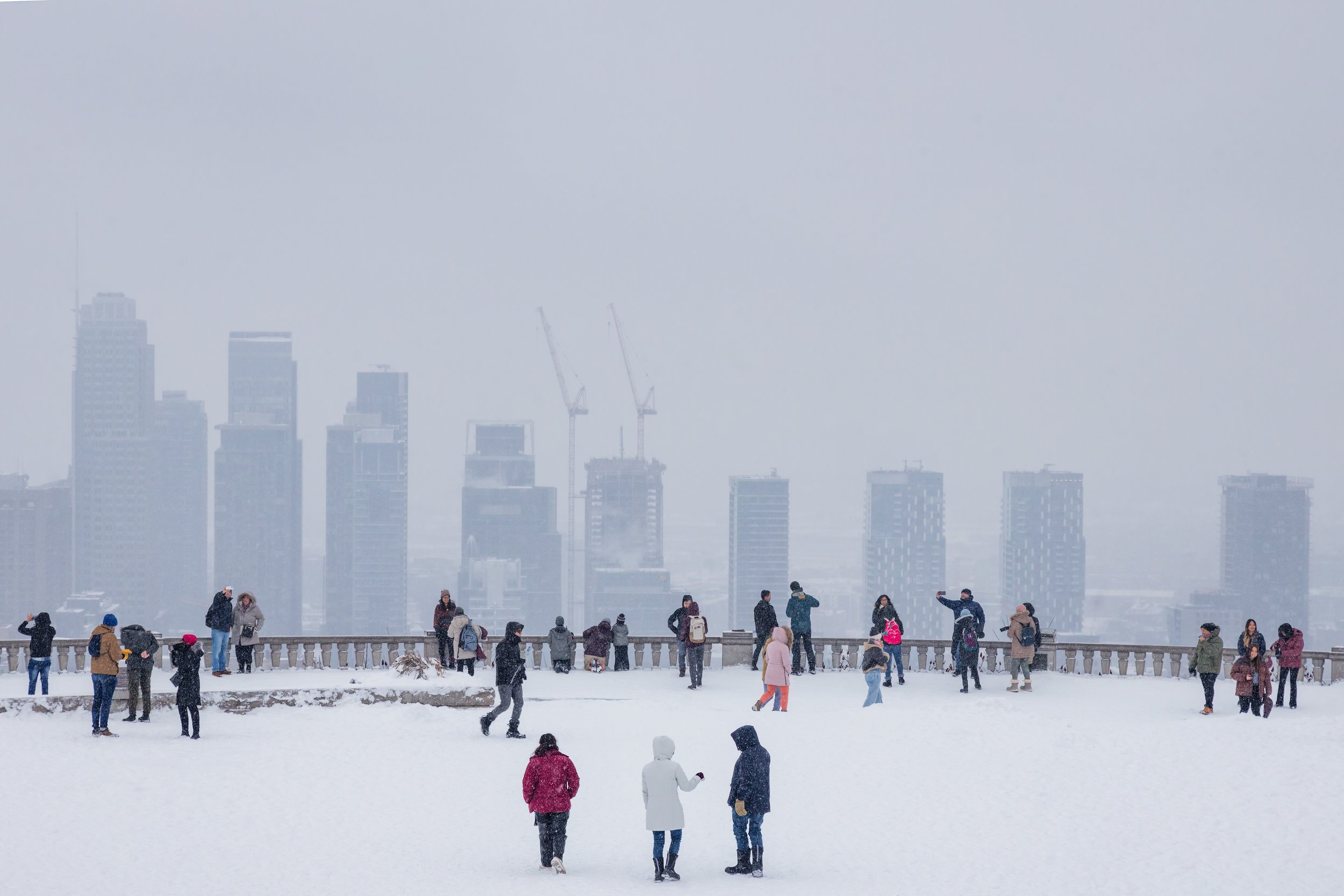 Atop The Snow Globe. Montreal, Quebec (Dec. 2022)