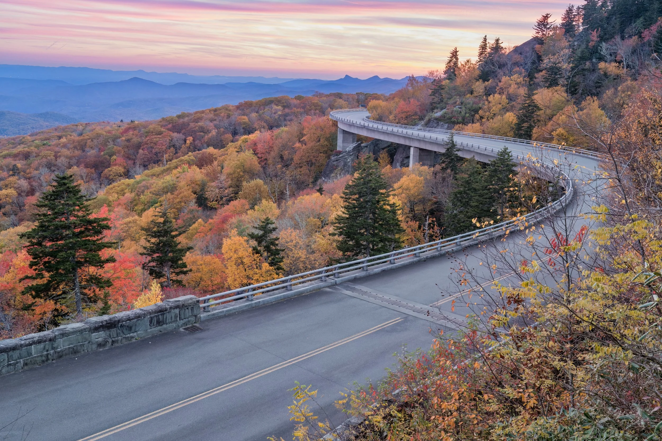 Peak Parkway. Linville, N.C. (Oct. 2025)