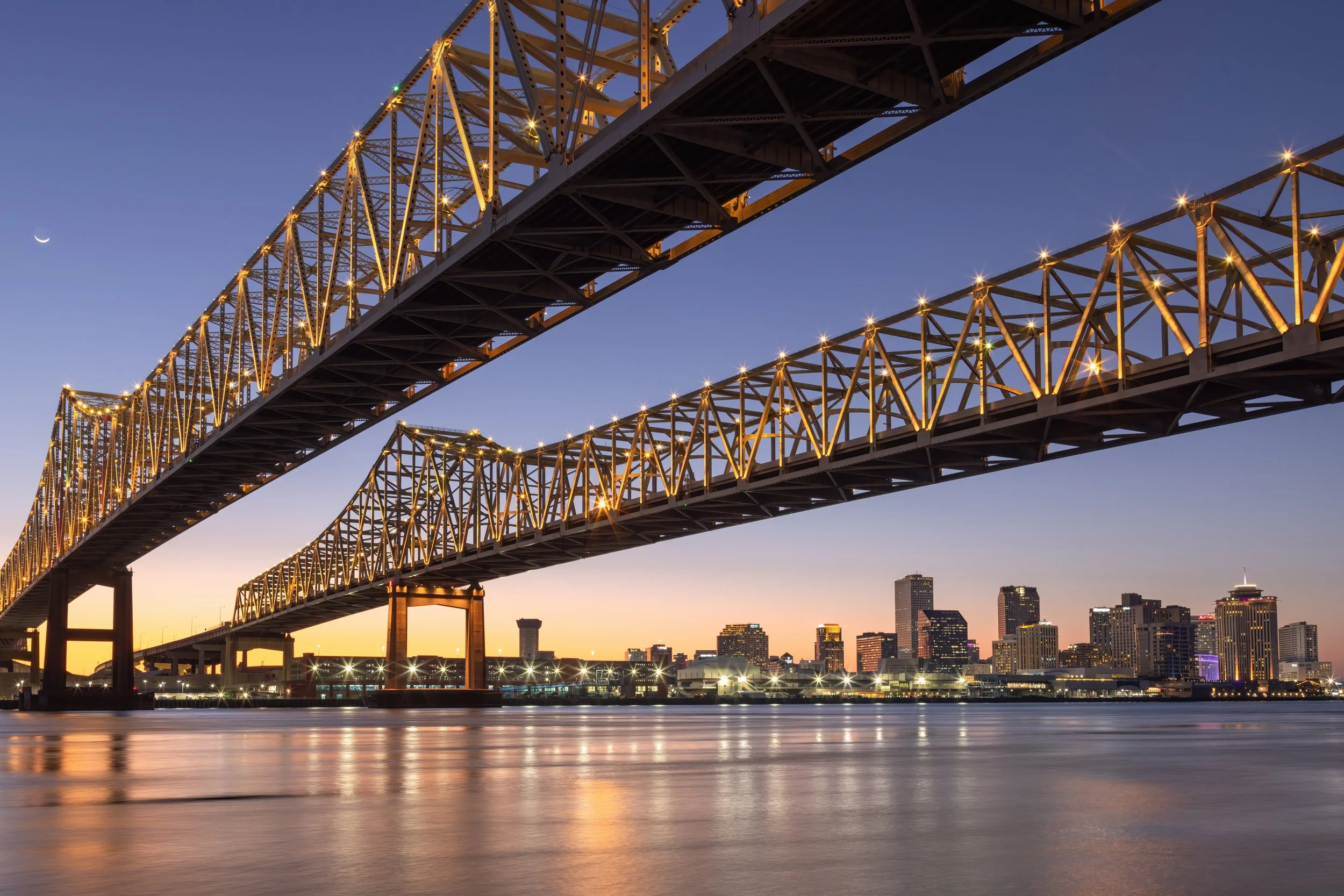 Crescent Over Crescent. New Orleans, La. (Mar. 2026)
