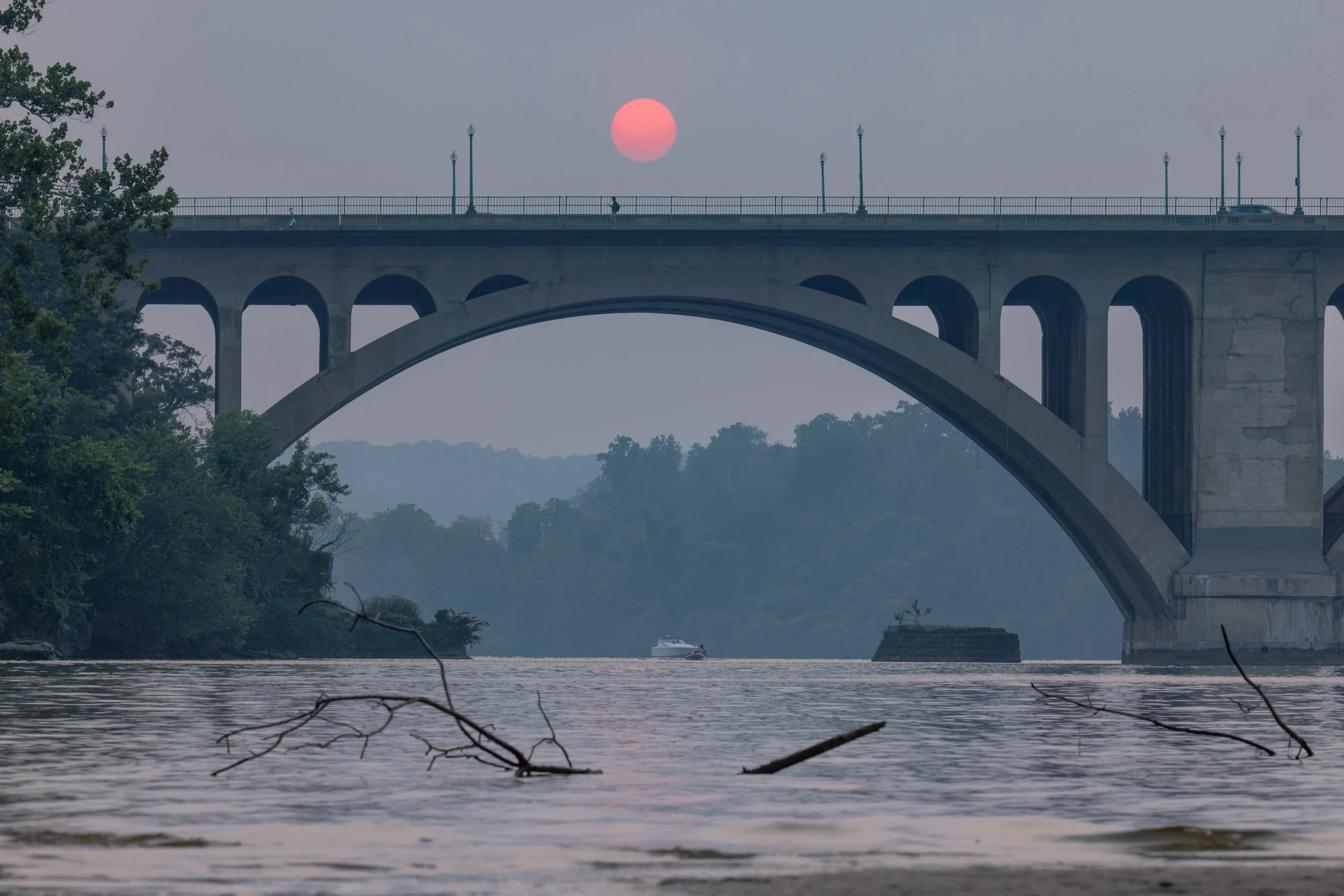 Bridge Under Troubled Sky. Washington, D.C. (July 2026)
