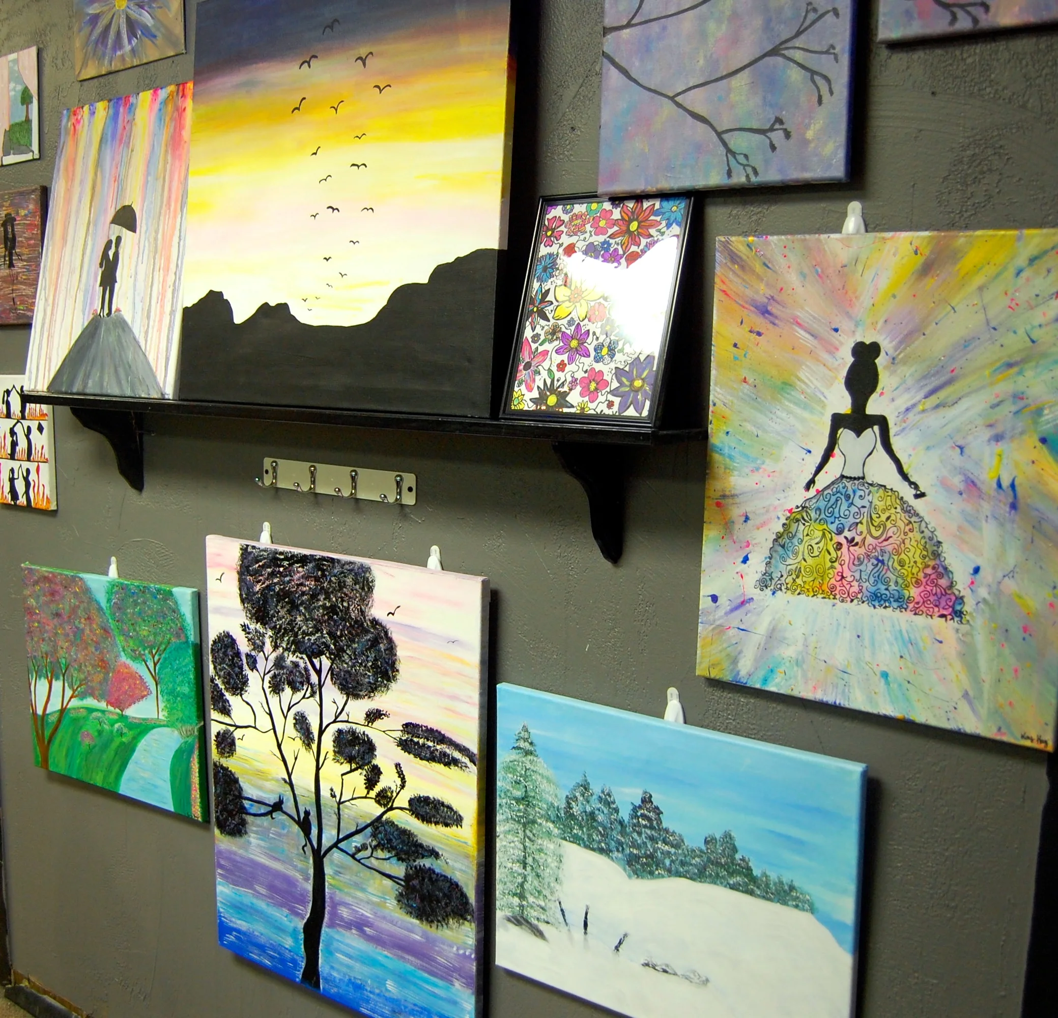 Art Show at Joe Broadways 2.22.15 Recap