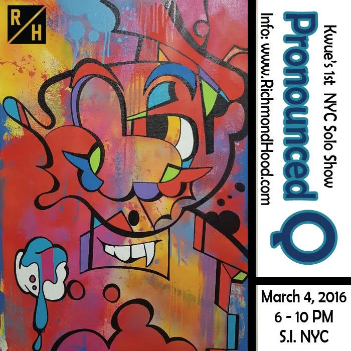 ART SHOW: "It's Pronounced Q" Kwue Molly Solo Art Exhibit at Richmond Hood