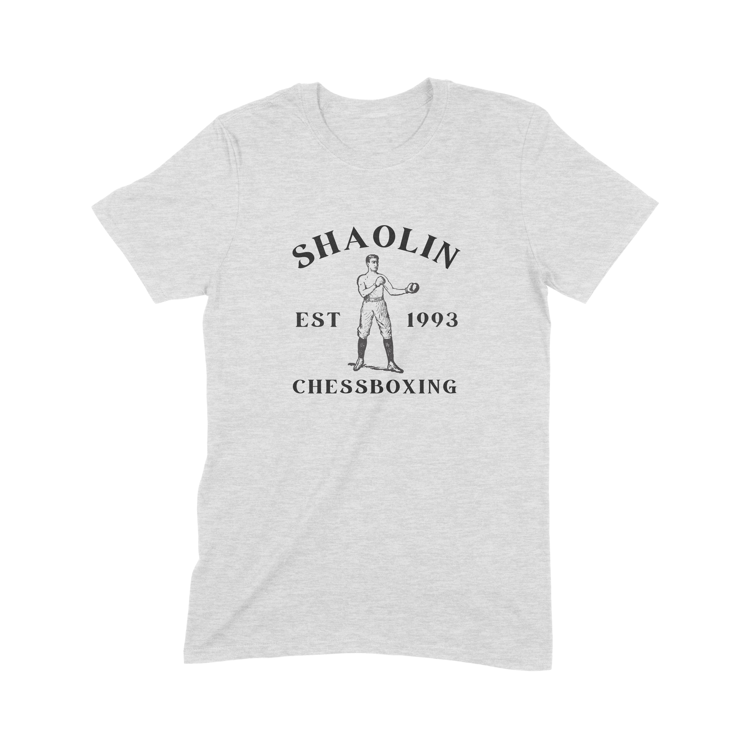 Shaolin Chessboxing - ASH GREY shirt.png