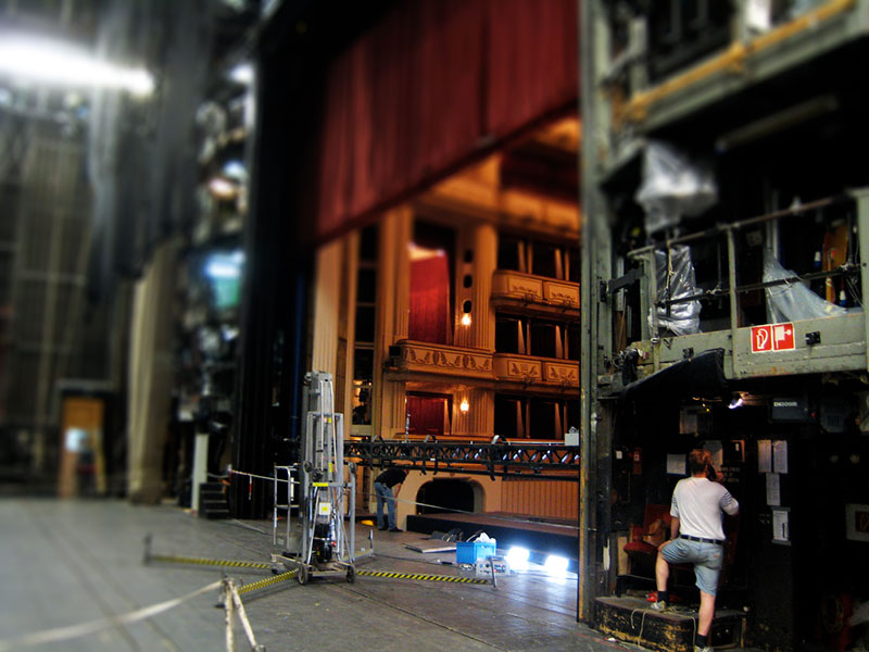 Backstage at the Vienna Opera. Photo: Jeff Keyzer . Used under Creative Commons license.