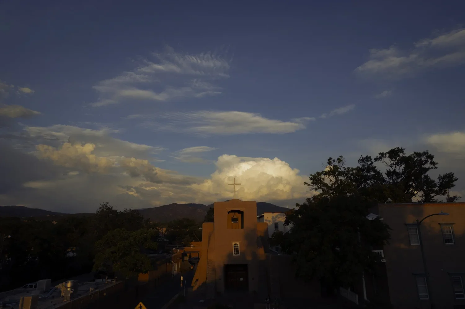 drone-documentary-san-miguel-chapel-santa-fe-nm-golden-hour.webp