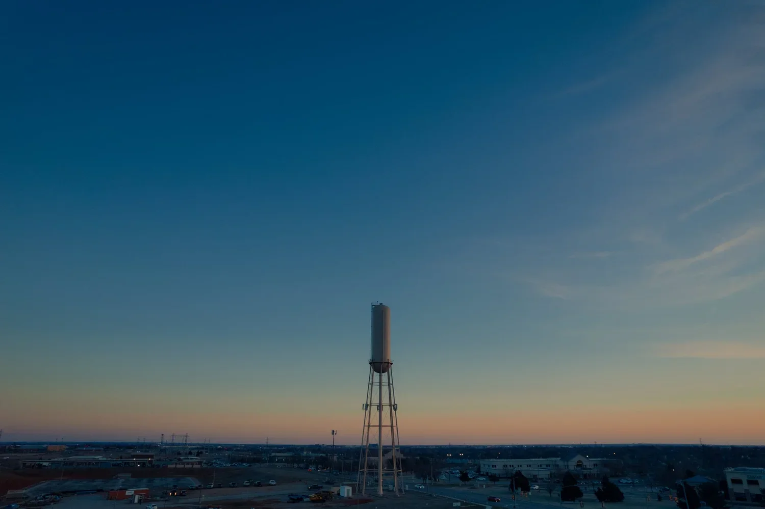 drone-lake-hefner-water-tower-sunset.webp