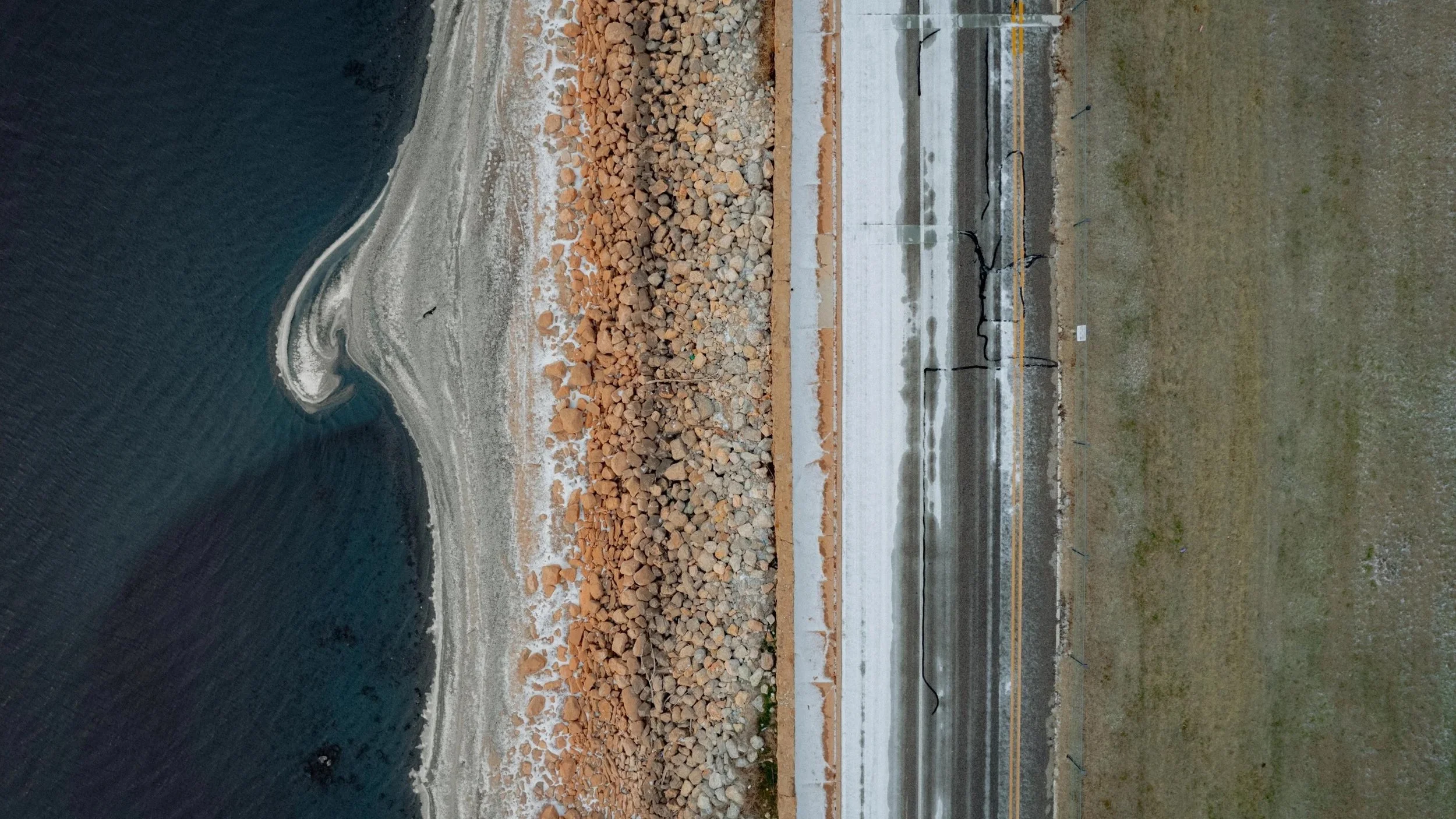 drone-overhead-lake-hefner-landscape-snow-layers.jpg