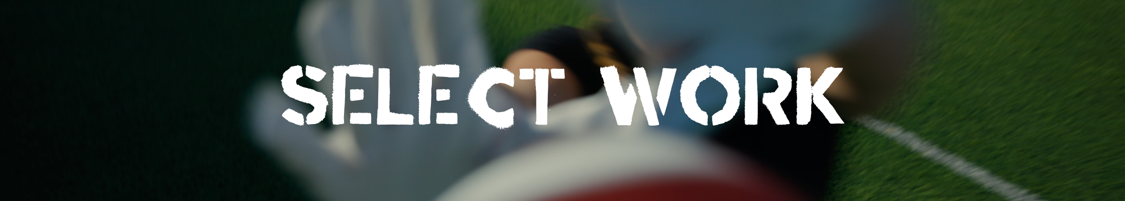 okc videographer zach lucero select work section header featuring pov football in flight shot