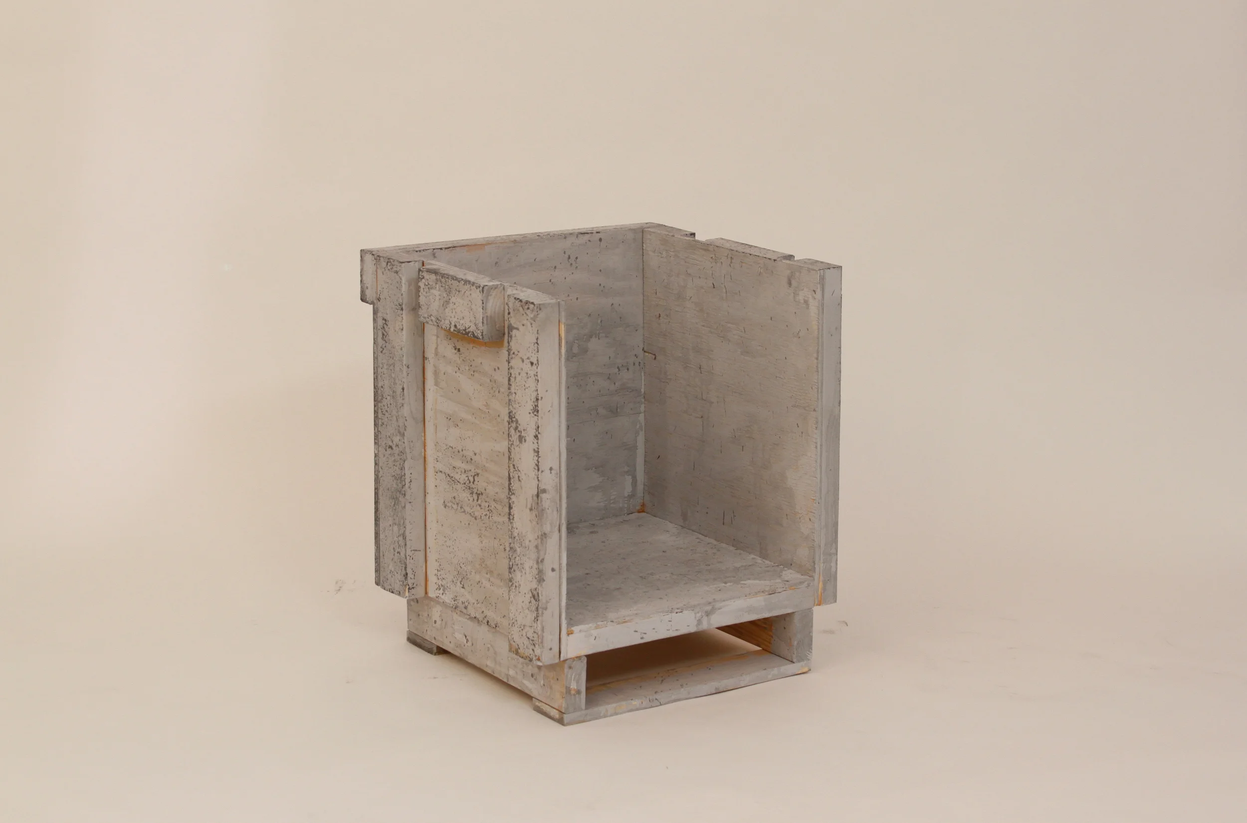  HOEKSTRA + OLMSTED  Title:&nbsp; Not out of fear, but out of love and gratitude   Date: 2012  Materials: Flat latex paint, universal tints on wood  Dimensions: Variable (~3ft x 3ft x 3ft)  Image also available as custom pigment print (edition of 10)